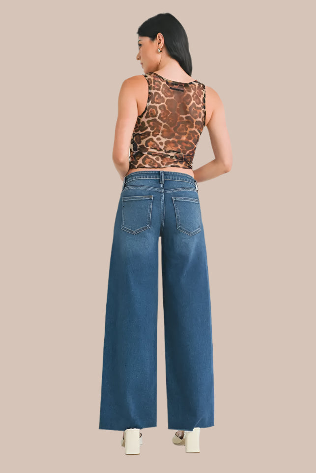 Relaxed Wide Leg Jeans-Jeans-Krush Kandy, Women's Online Fashion Boutique Located in Phoenix, Arizona (Scottsdale Area)
