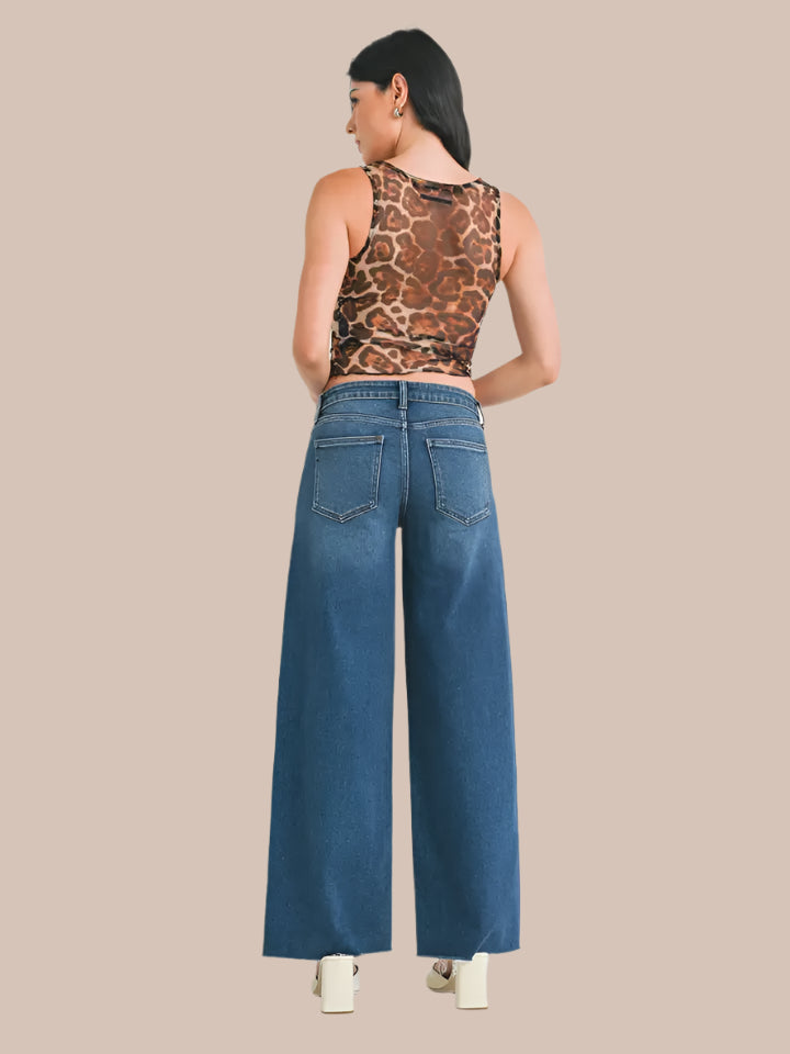 Relaxed Wide Leg Jeans-Jeans-Krush Kandy, Women's Online Fashion Boutique Located in Phoenix, Arizona (Scottsdale Area)
