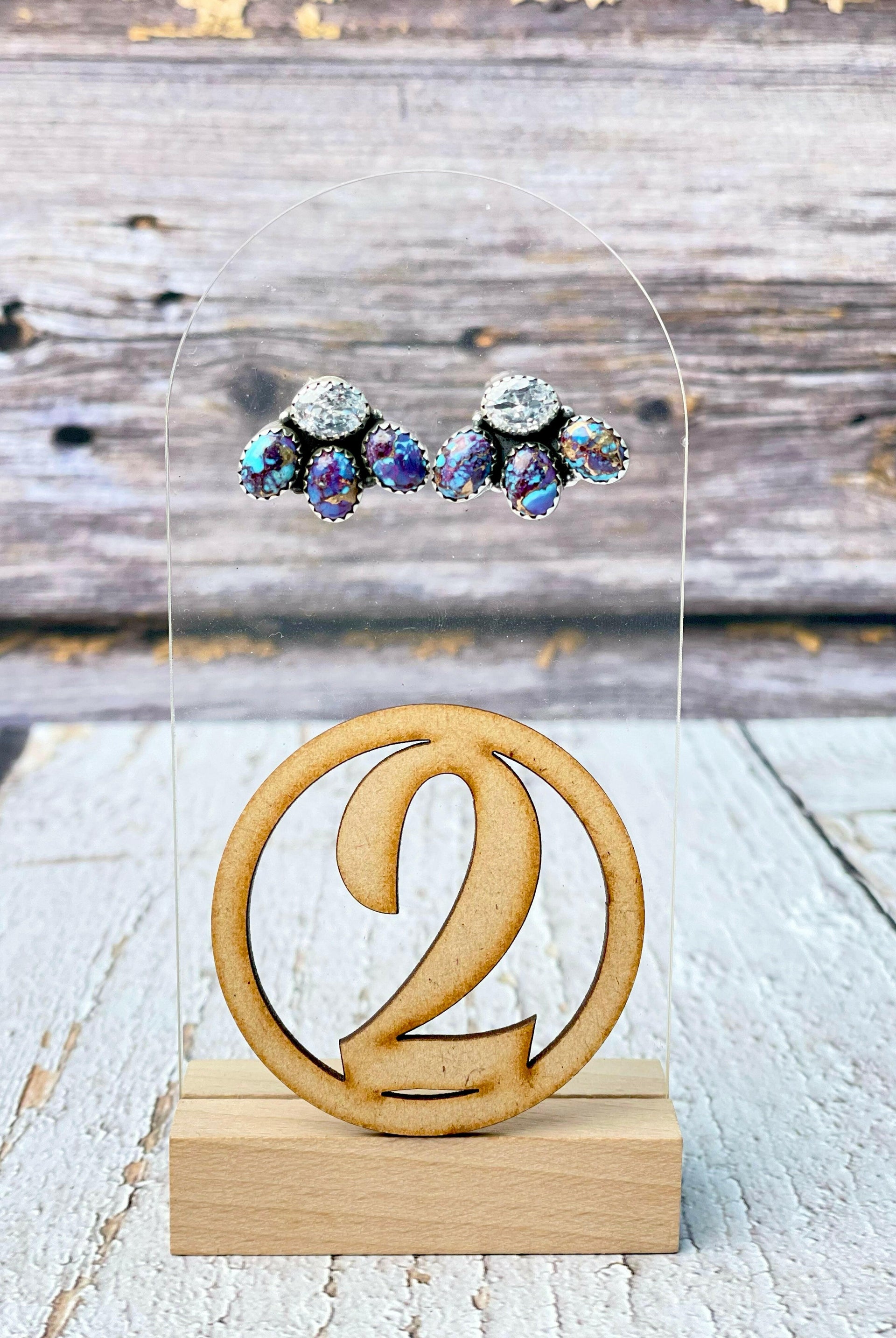 Mini Crystal Cluster Earrings-Earrings-Krush Kandy, Women's Online Fashion Boutique Located in Phoenix, Arizona (Scottsdale Area)
