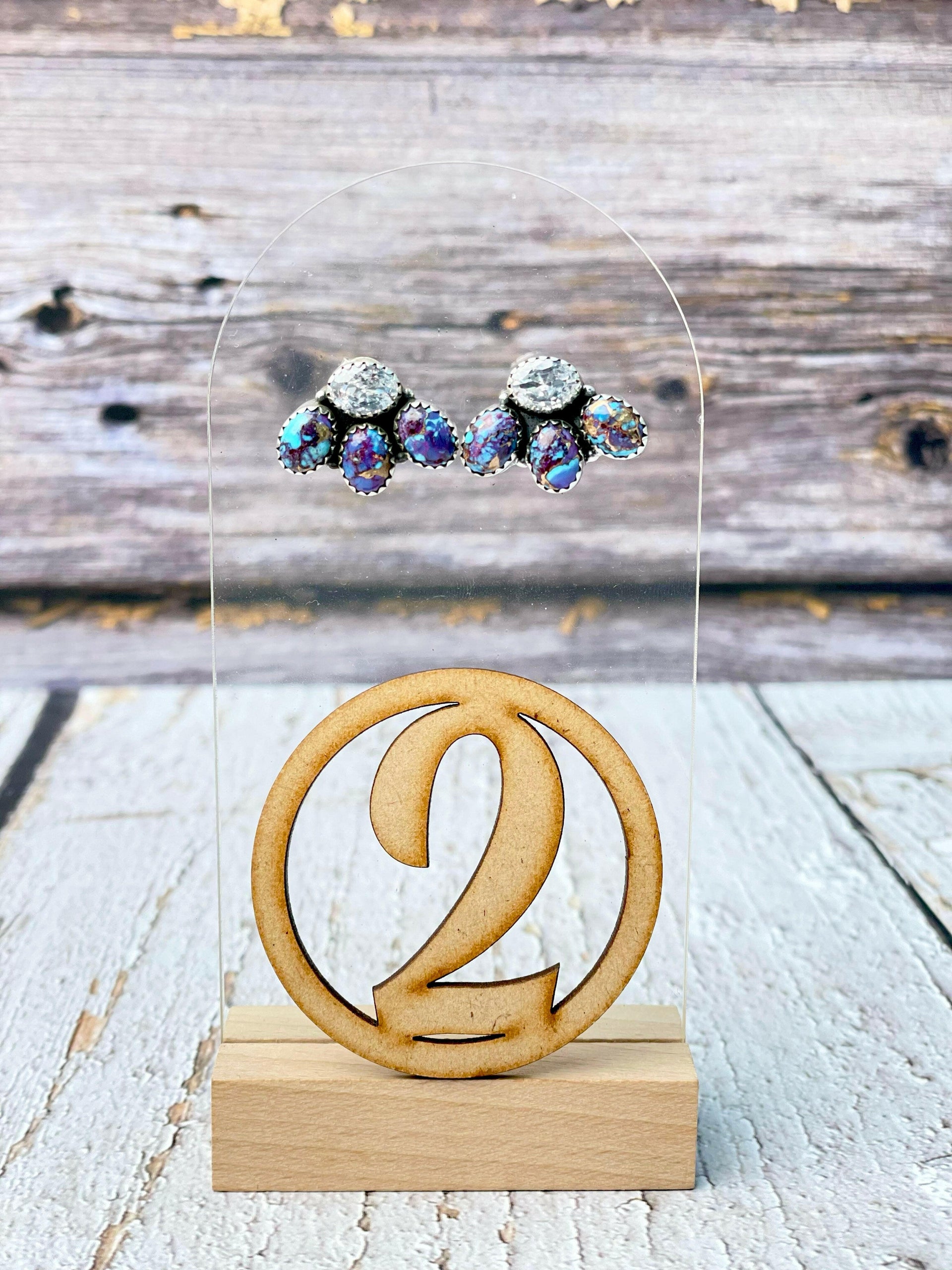 Mini Crystal Cluster Earrings-Earrings-Krush Kandy, Women's Online Fashion Boutique Located in Phoenix, Arizona (Scottsdale Area)