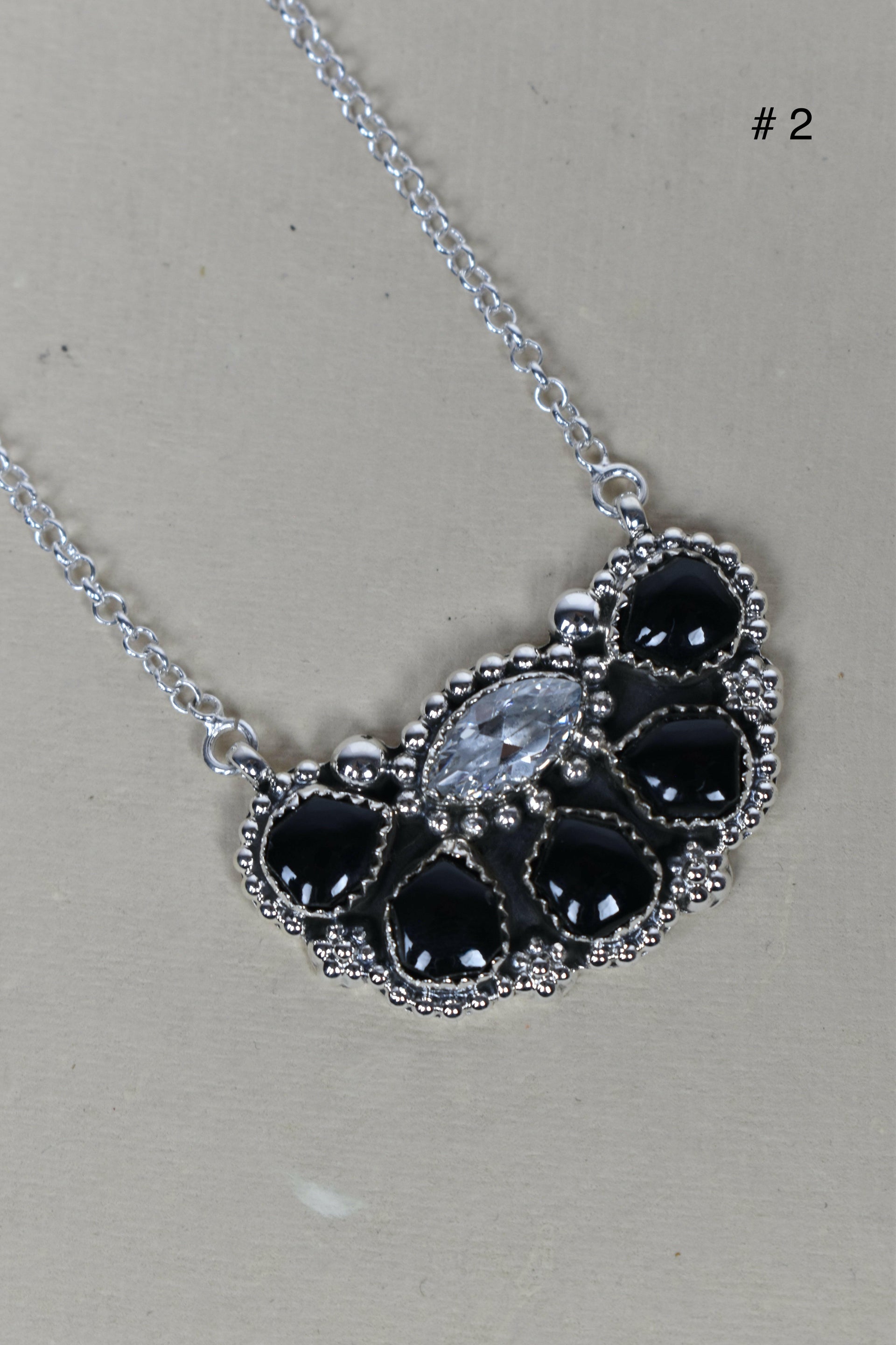 Paw Pad CZ & Stone Necklace-Pendant Necklaces-Krush Kandy, Women's Online Fashion Boutique Located in Phoenix, Arizona (Scottsdale Area)