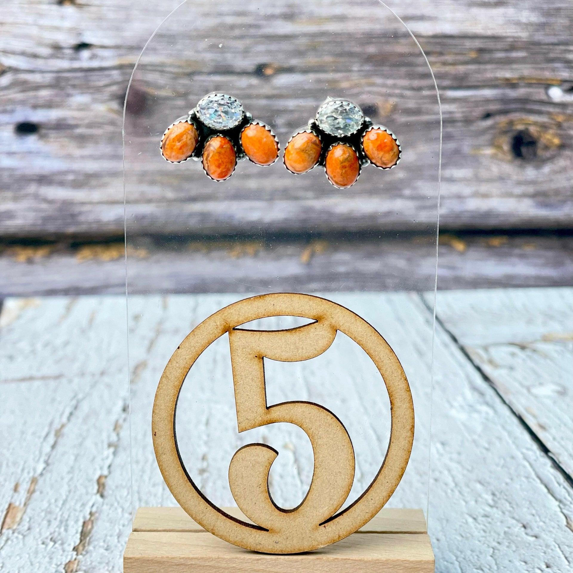 Mini Crystal Cluster Earrings-Earrings-Krush Kandy, Women's Online Fashion Boutique Located in Phoenix, Arizona (Scottsdale Area)