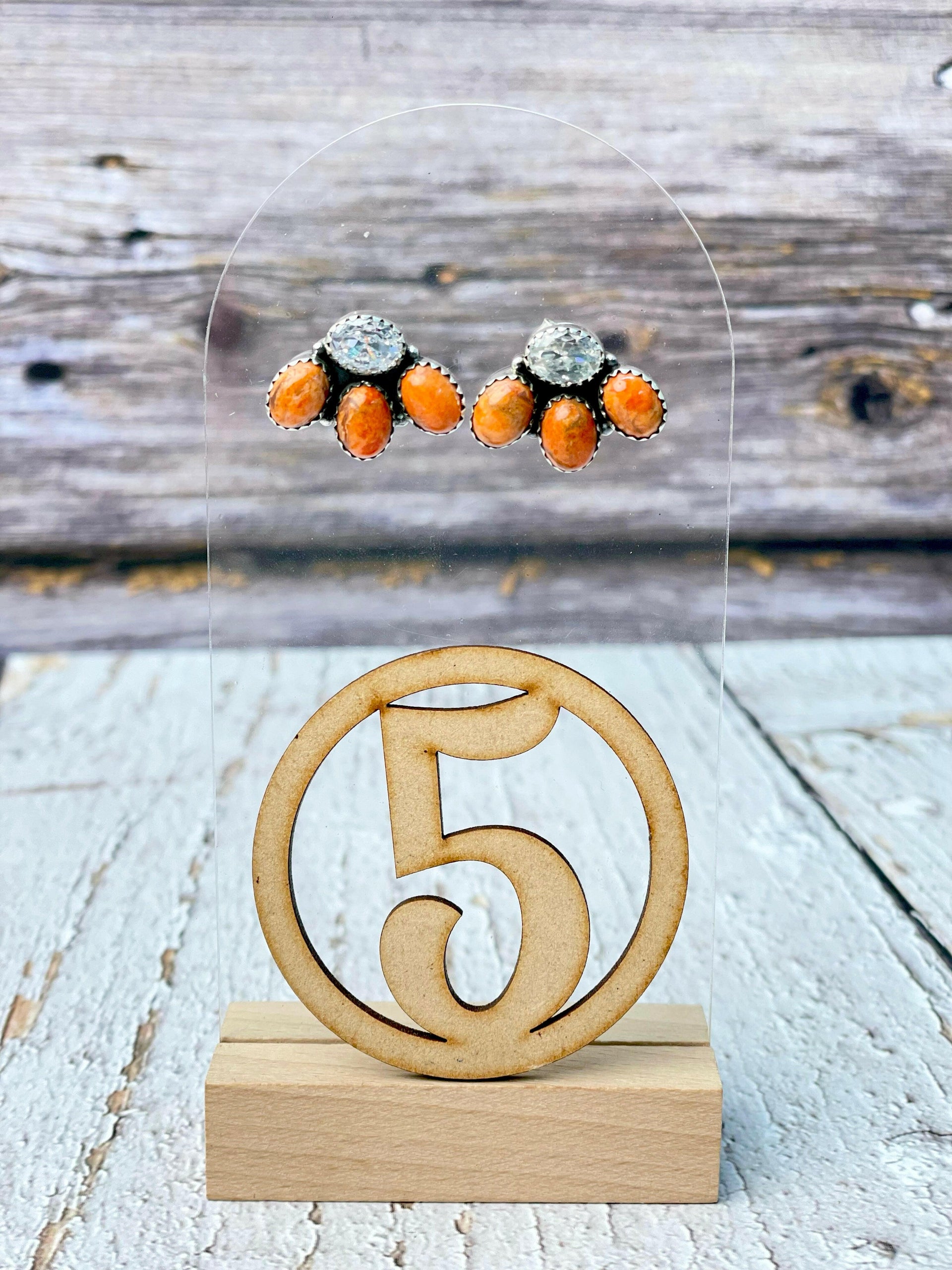 Mini Crystal Cluster Earrings-Earrings-Krush Kandy, Women's Online Fashion Boutique Located in Phoenix, Arizona (Scottsdale Area)