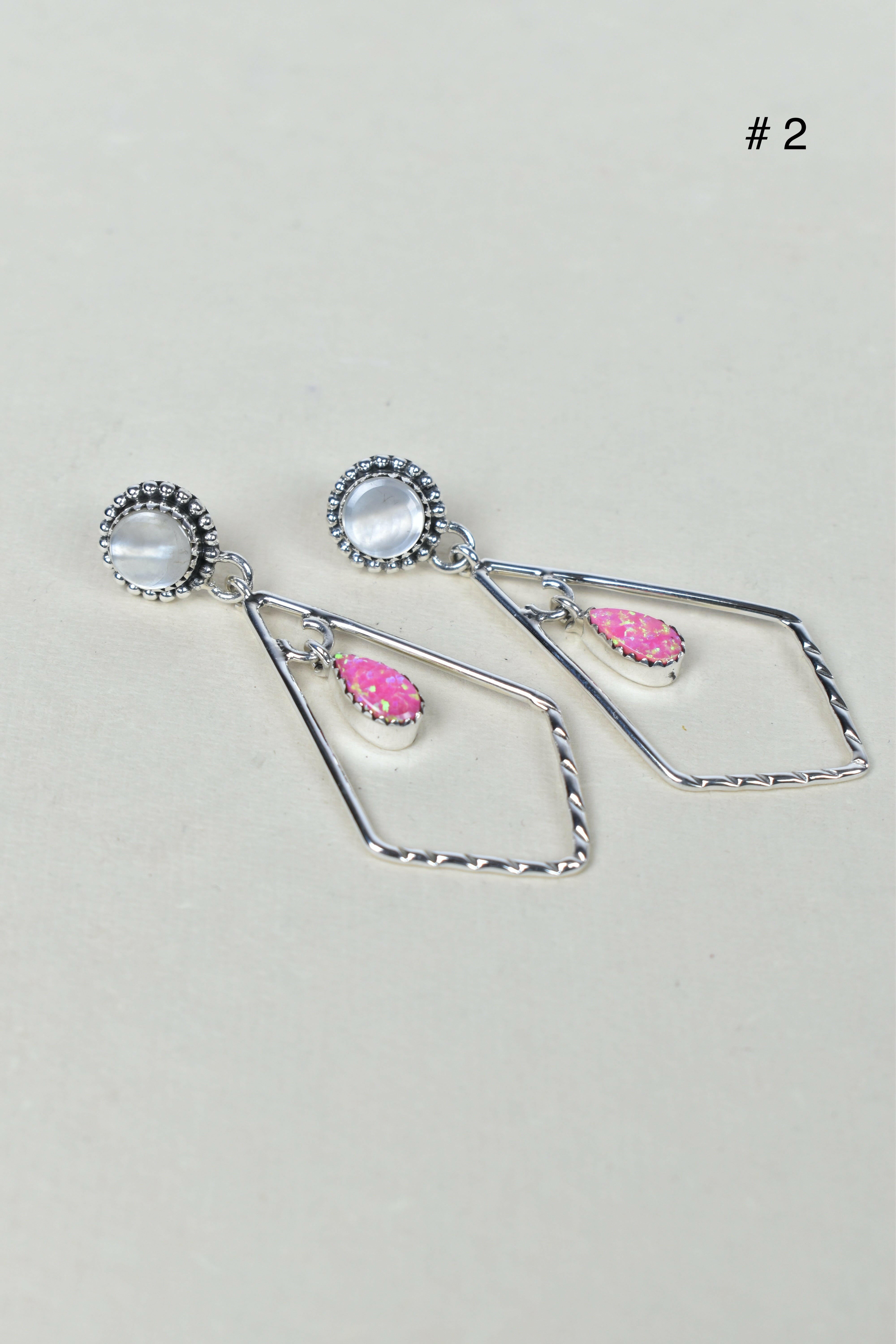 Skyborne Celestial Elegance Dangle Earrings-Drop Earrings-Krush Kandy, Women's Online Fashion Boutique Located in Phoenix, Arizona (Scottsdale Area)