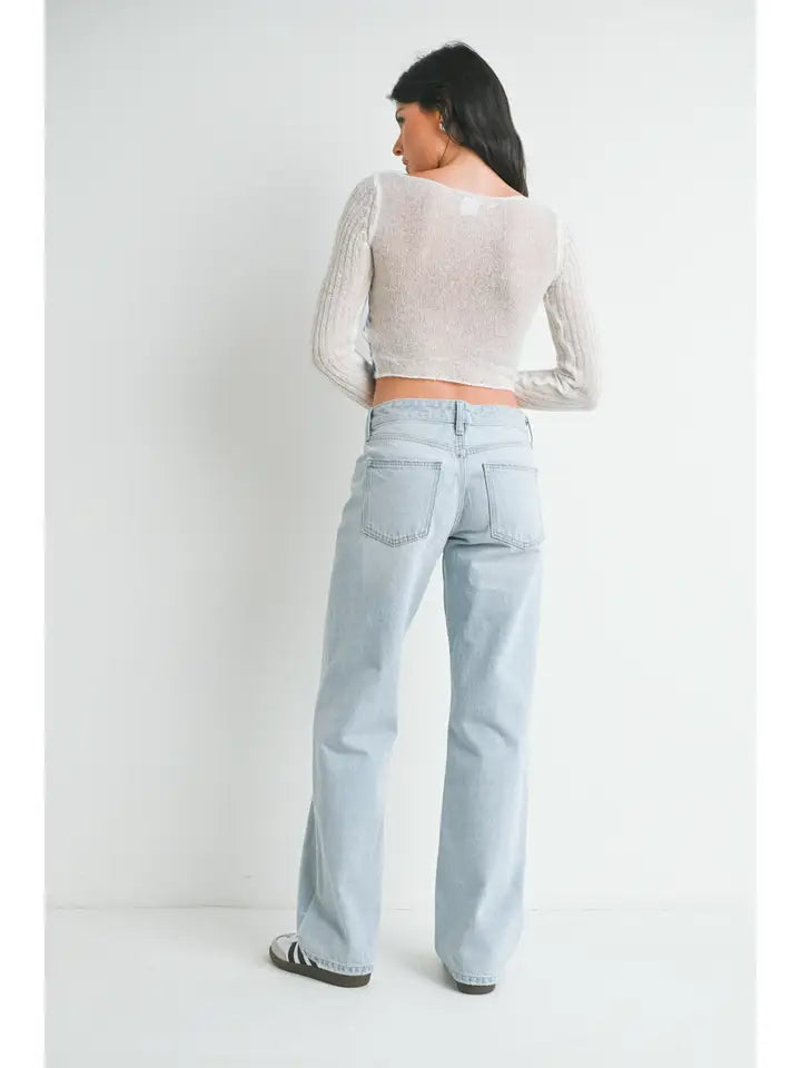 Low Rise Straight Jeans-Jeans-Krush Kandy, Women's Online Fashion Boutique Located in Phoenix, Arizona (Scottsdale Area)