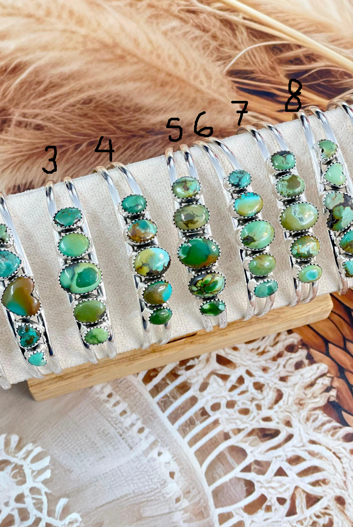 One Of A Kind Turquoise Bracelets-Bracelets-Krush Kandy, Women's Online Fashion Boutique Located in Phoenix, Arizona (Scottsdale Area)