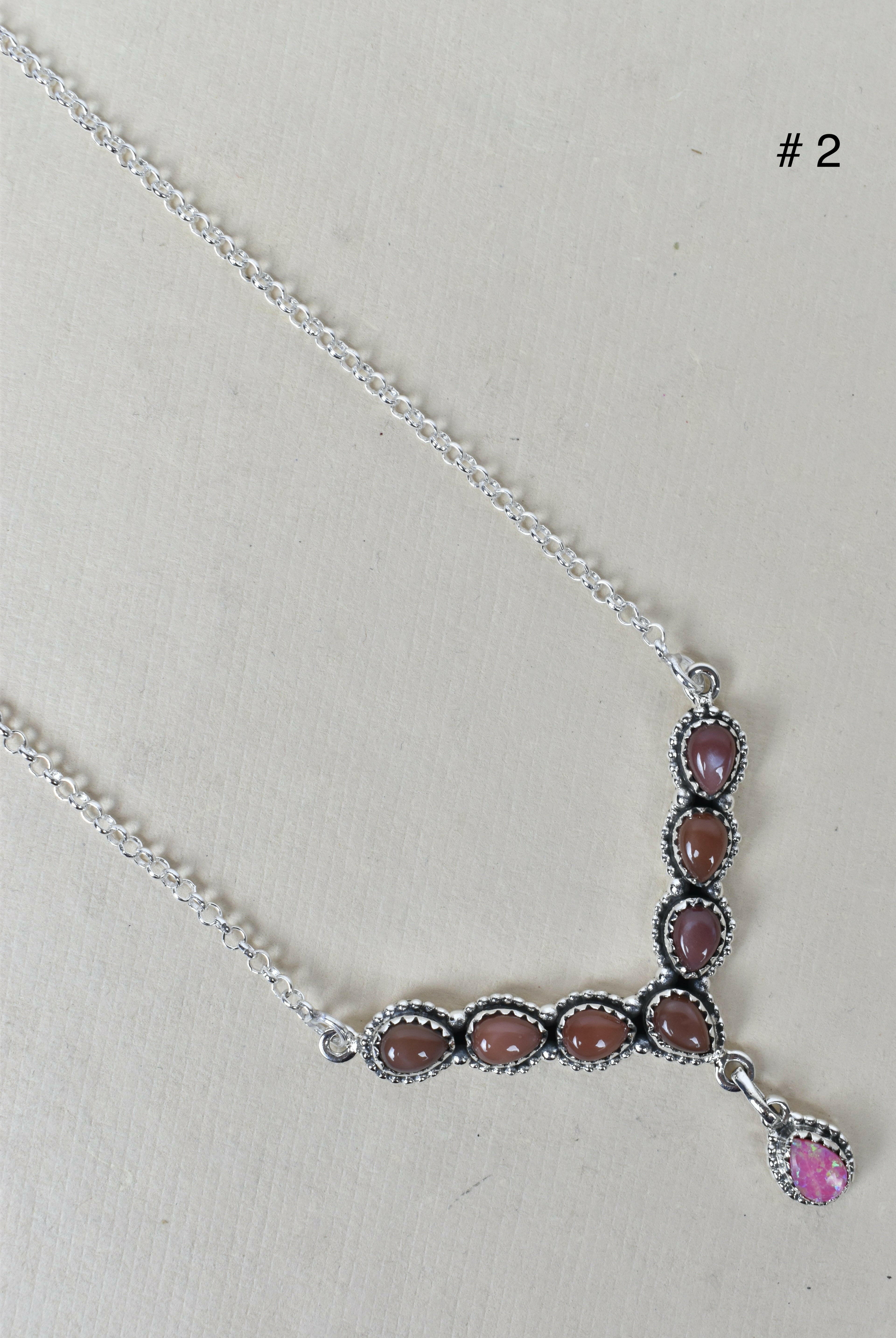 Y Knot Sterling Silver Necklace-Lariat and Y Necklaces-Krush Kandy, Women's Online Fashion Boutique Located in Phoenix, Arizona (Scottsdale Area)