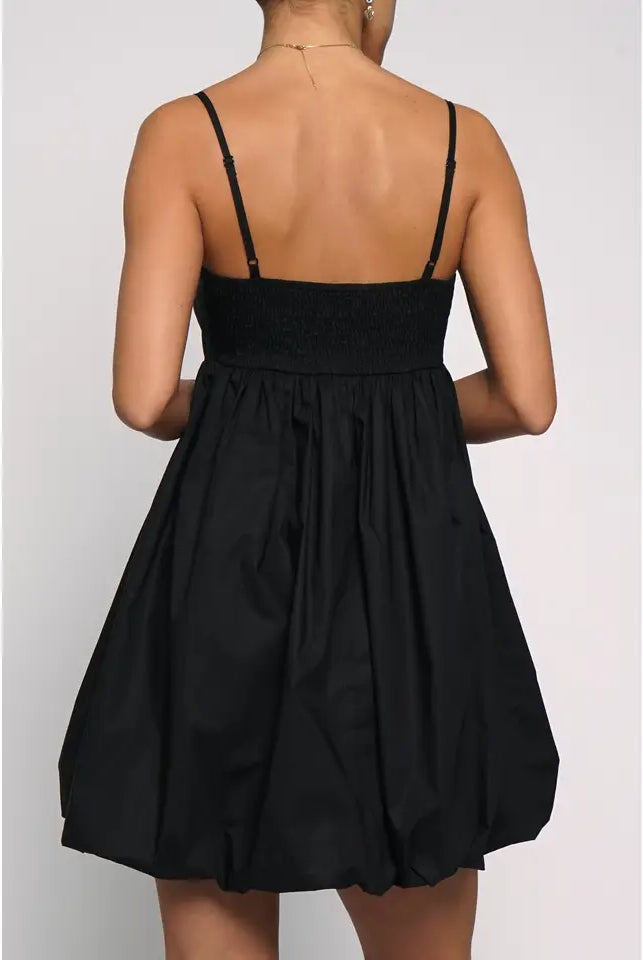 Bubble Hem Mini Dress-Dresses-Krush Kandy, Women's Online Fashion Boutique Located in Phoenix, Arizona (Scottsdale Area)