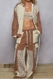 POL Floral Patchwork Thermal Jacket-Jacket-Krush Kandy, Women's Online Fashion Boutique Located in Phoenix, Arizona (Scottsdale Area)