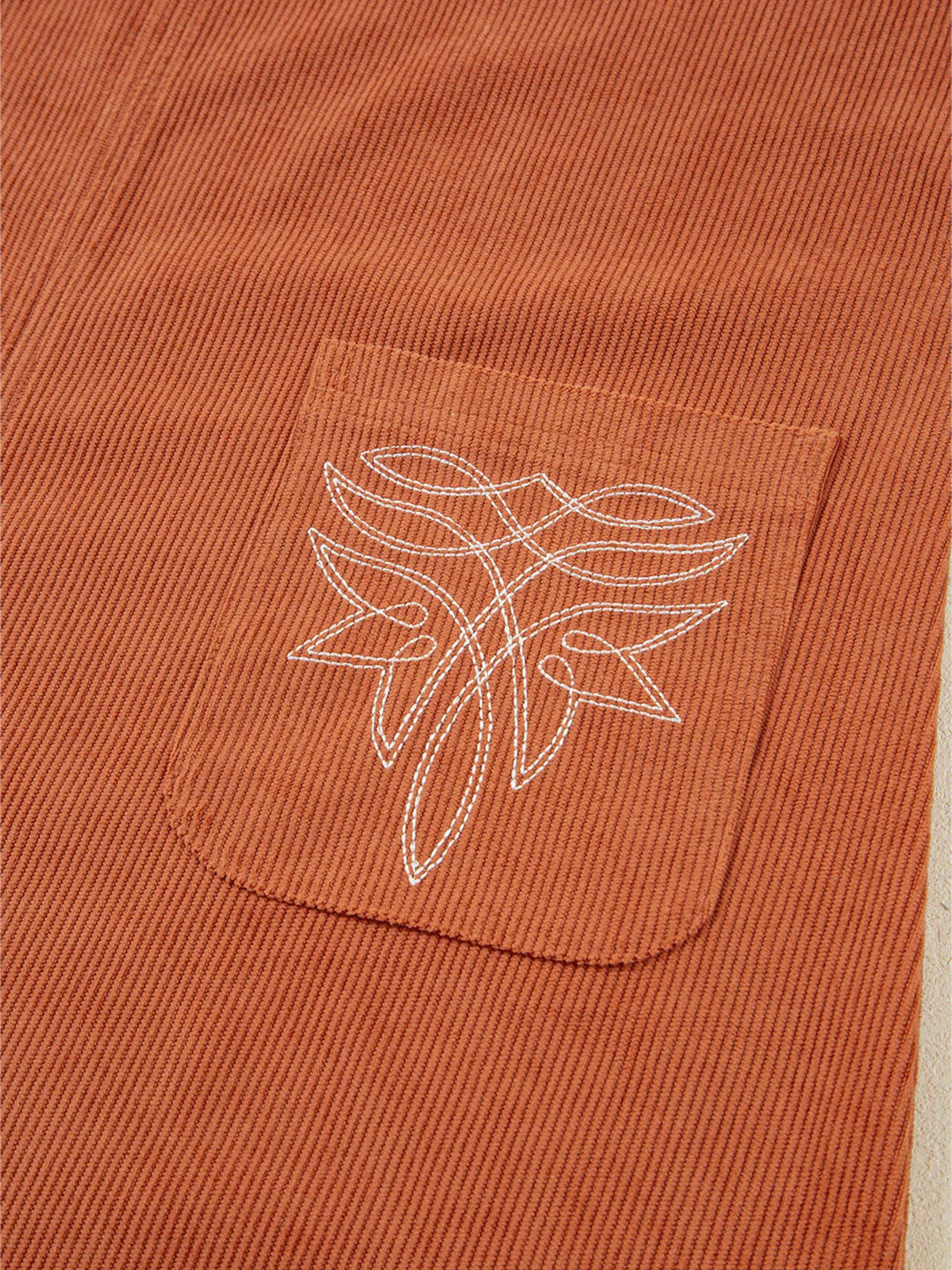 Corduroy Western Embroidered Patched Pocket Shift Sleeveless Mini Dress-dresses-Krush Kandy, Women's Online Fashion Boutique Located in Phoenix, Arizona (Scottsdale Area)