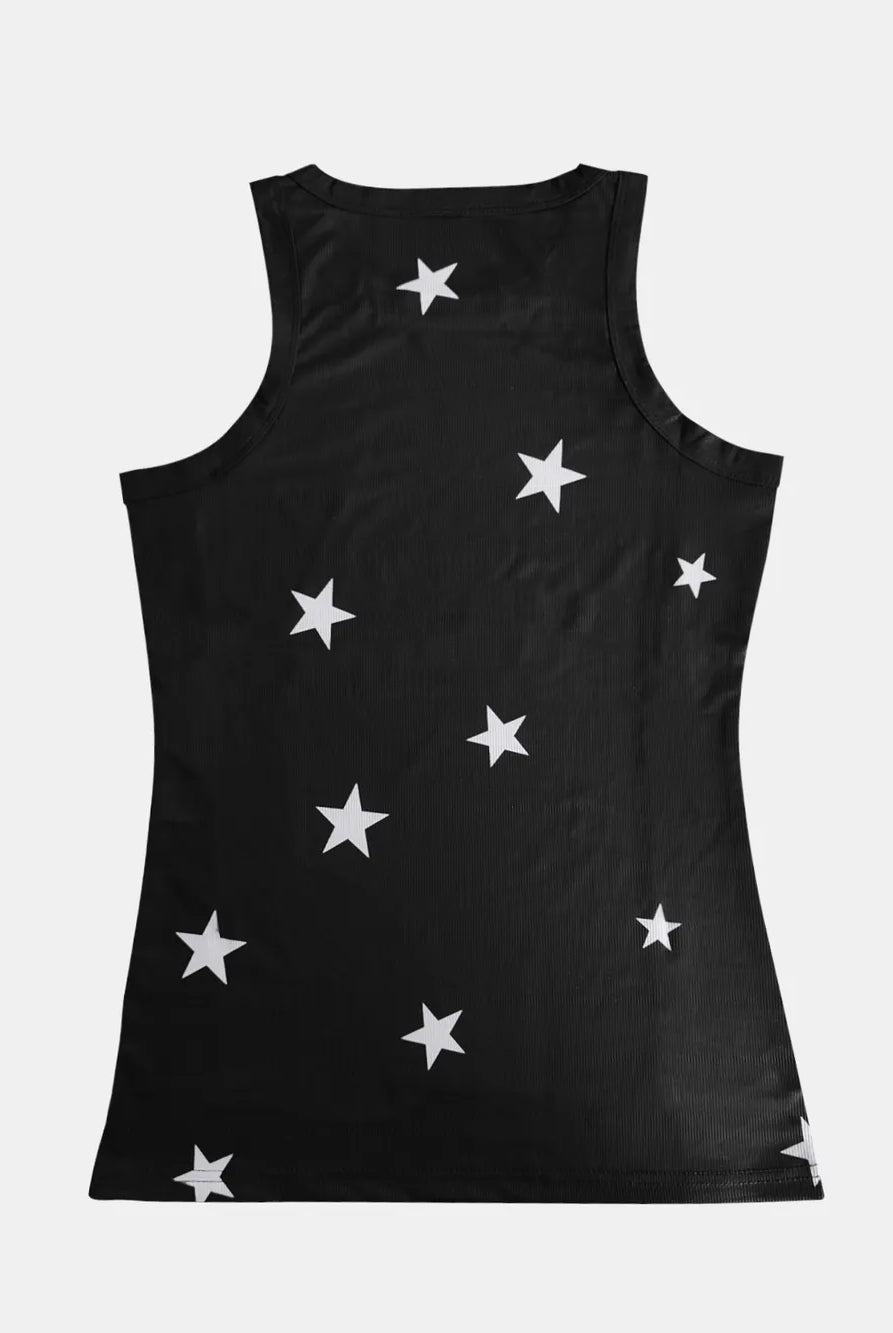 Full Size Star Round Neck Tank-Tops-Krush Kandy, Women's Online Fashion Boutique Located in Phoenix, Arizona (Scottsdale Area)