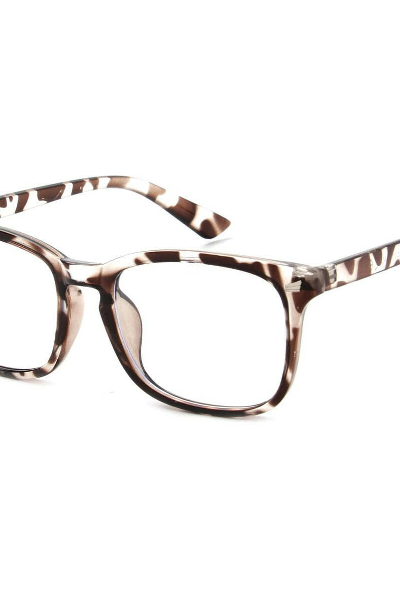 Tortoise Shell Horn-Rimmed Frame Blue Light Blocker Glasses-Krush Kandy, Women's Online Fashion Boutique Located in Phoenix, Arizona (Scottsdale Area)