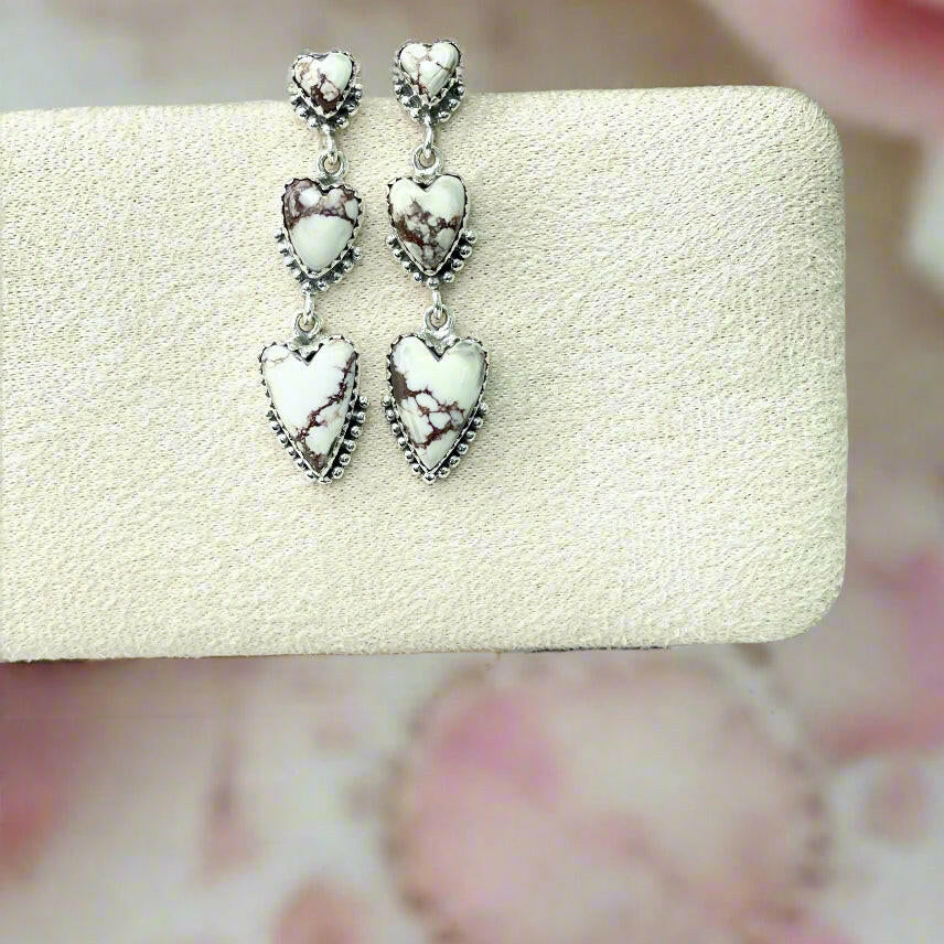 You Have My Heart Drop Earrings MADE TO ORDER-Earrings-Krush Kandy, Women's Online Fashion Boutique Located in Phoenix, Arizona (Scottsdale Area)