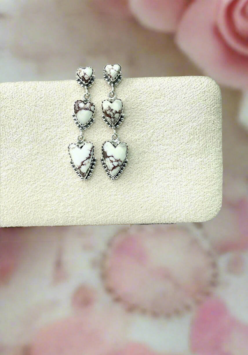 You Have My Heart Drop Earrings MADE TO ORDER-Earrings-Krush Kandy, Women's Online Fashion Boutique Located in Phoenix, Arizona (Scottsdale Area)