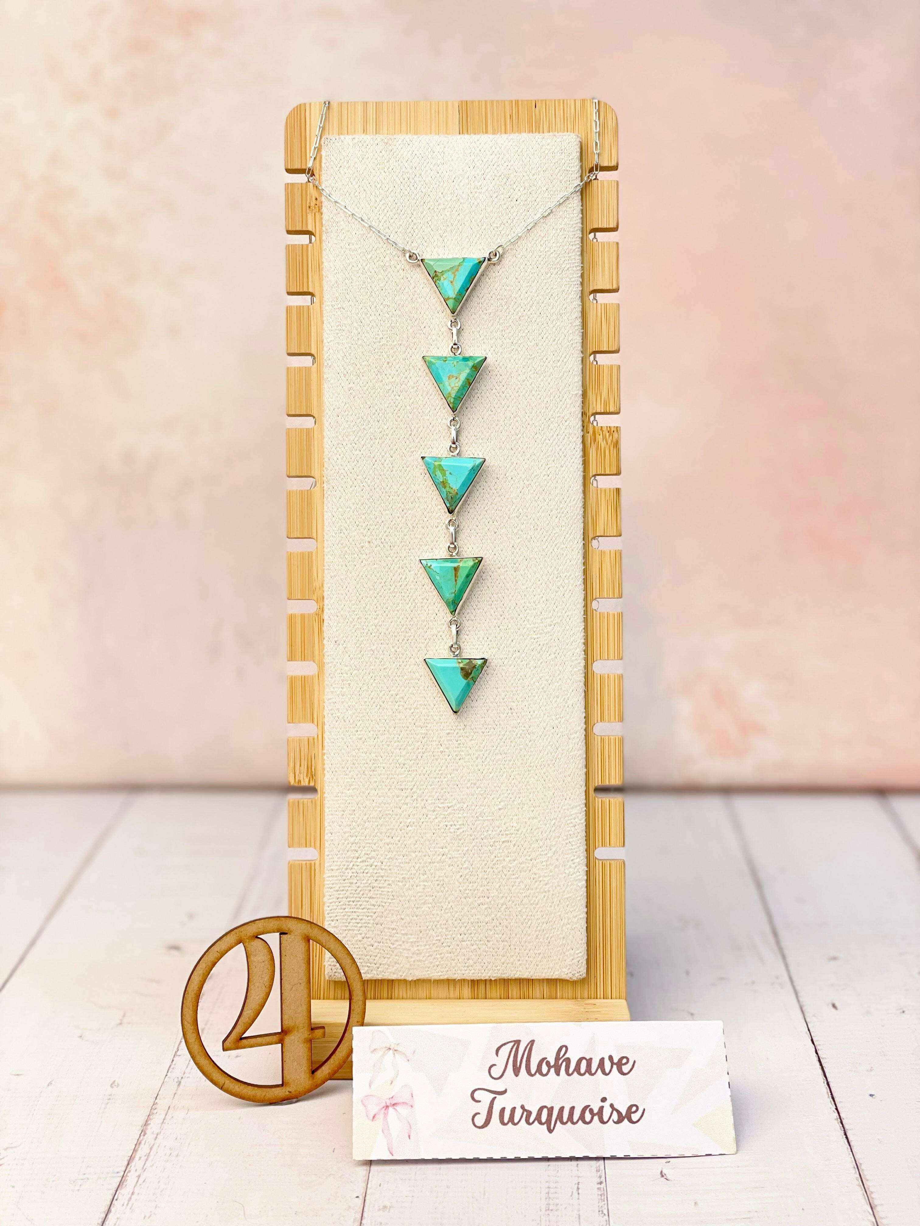 Trinity's Triad Stone Drop Necklace-Necklaces-Krush Kandy, Women's Online Fashion Boutique Located in Phoenix, Arizona (Scottsdale Area)