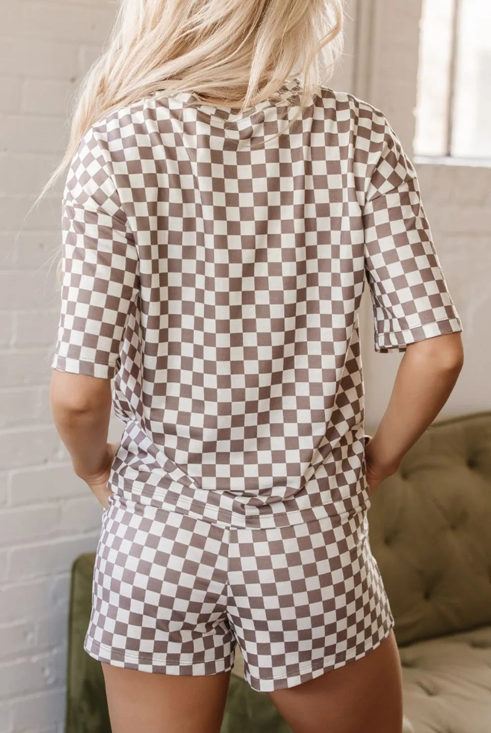 Checkmate Lounge Set-2 Piece Outfit Sets-Krush Kandy, Women's Online Fashion Boutique Located in Phoenix, Arizona (Scottsdale Area)