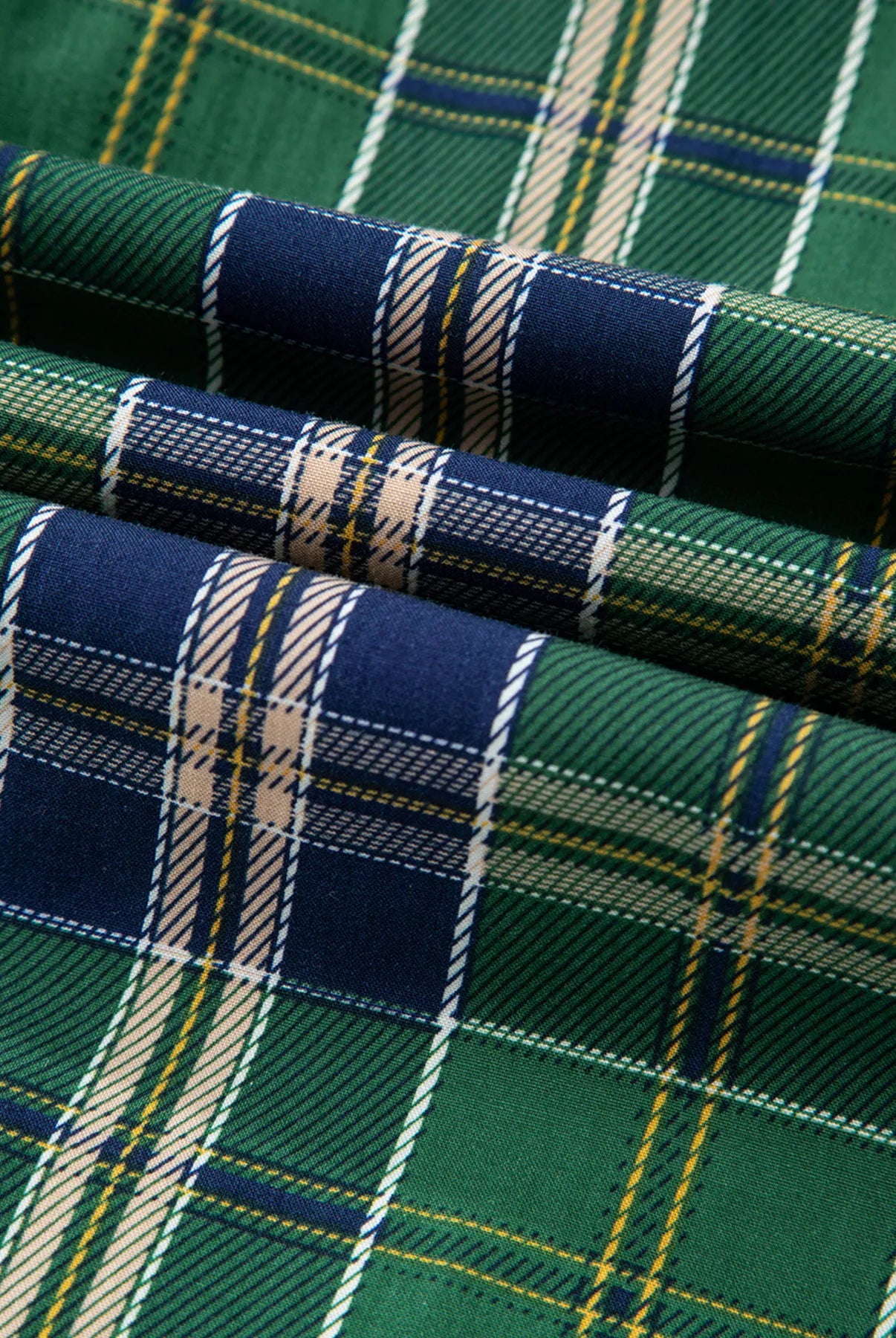 Plaid Frilly Collar Long Sleeve Shift Mini Dress-Dresses-Krush Kandy, Women's Online Fashion Boutique Located in Phoenix, Arizona (Scottsdale Area)