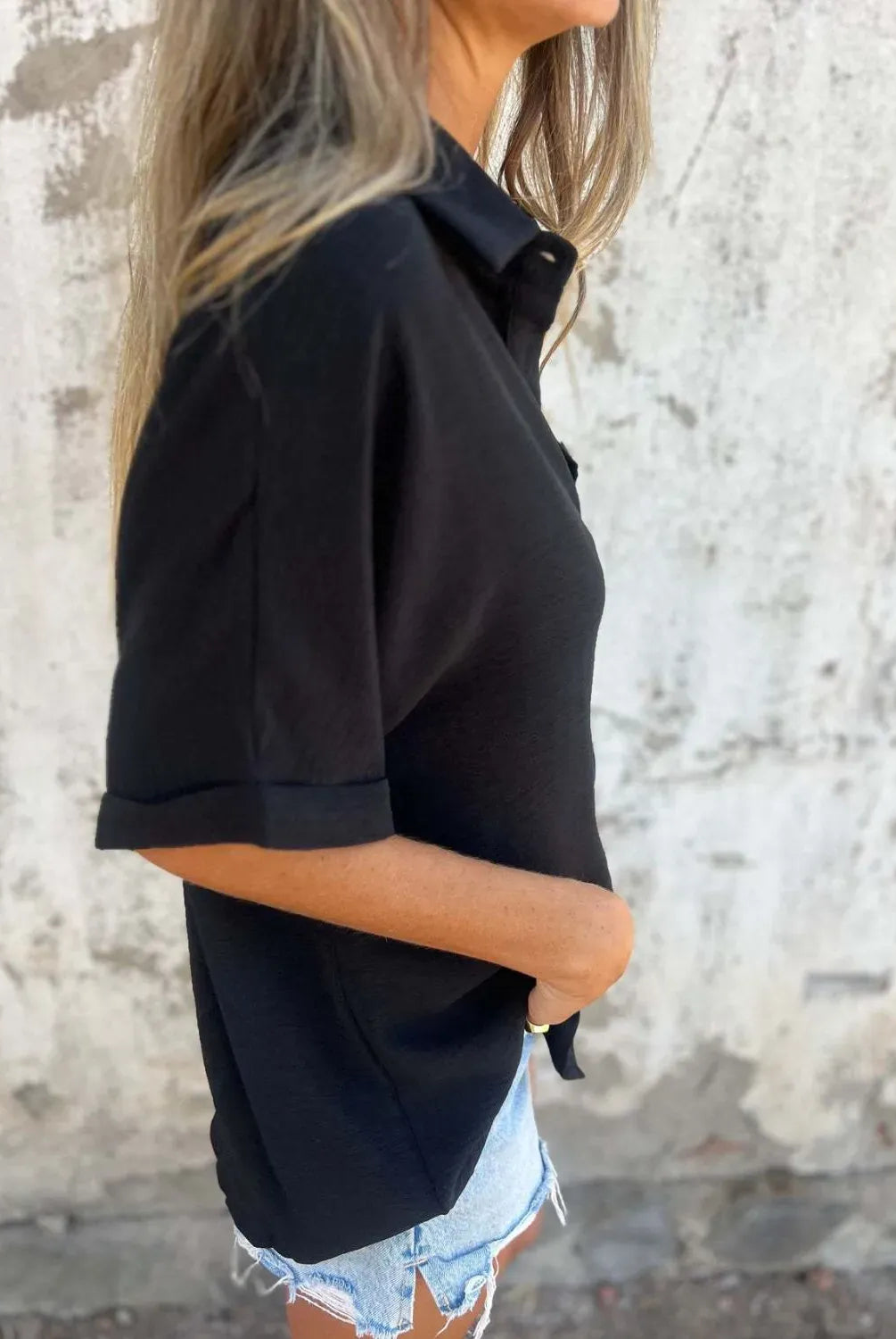 The Everyday Pop Button-Down Shirt-Krush Kandy, Women's Online Fashion Boutique Located in Phoenix, Arizona (Scottsdale Area)