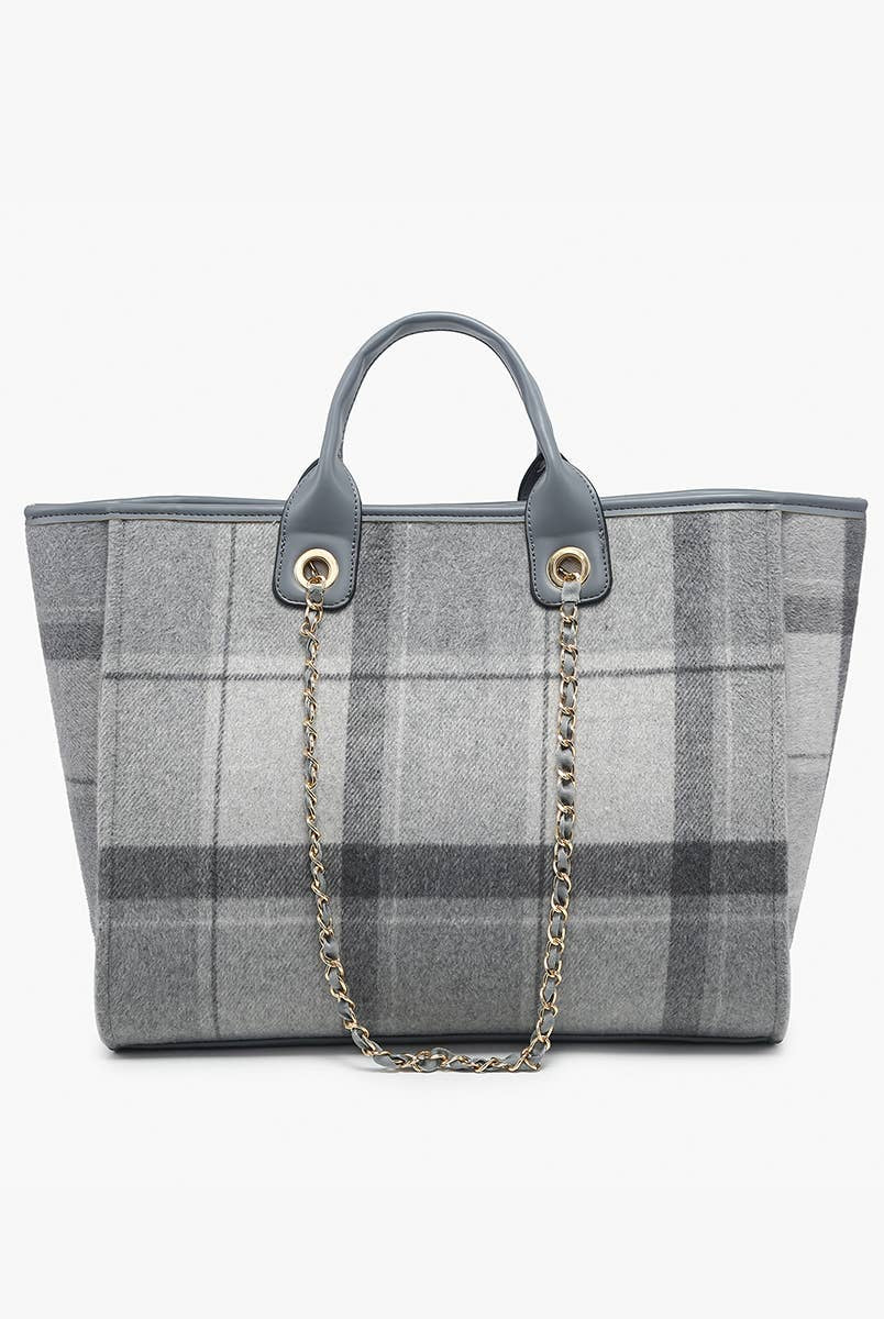 Kristina Women's Satchel with Chain Strap-handbag-Krush Kandy, Women's Online Fashion Boutique Located in Phoenix, Arizona (Scottsdale Area)