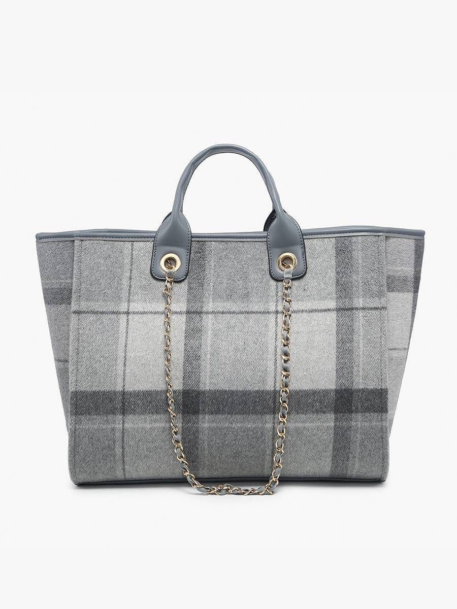 Kristina Women's Satchel with Chain Strap-handbag-Krush Kandy, Women's Online Fashion Boutique Located in Phoenix, Arizona (Scottsdale Area)