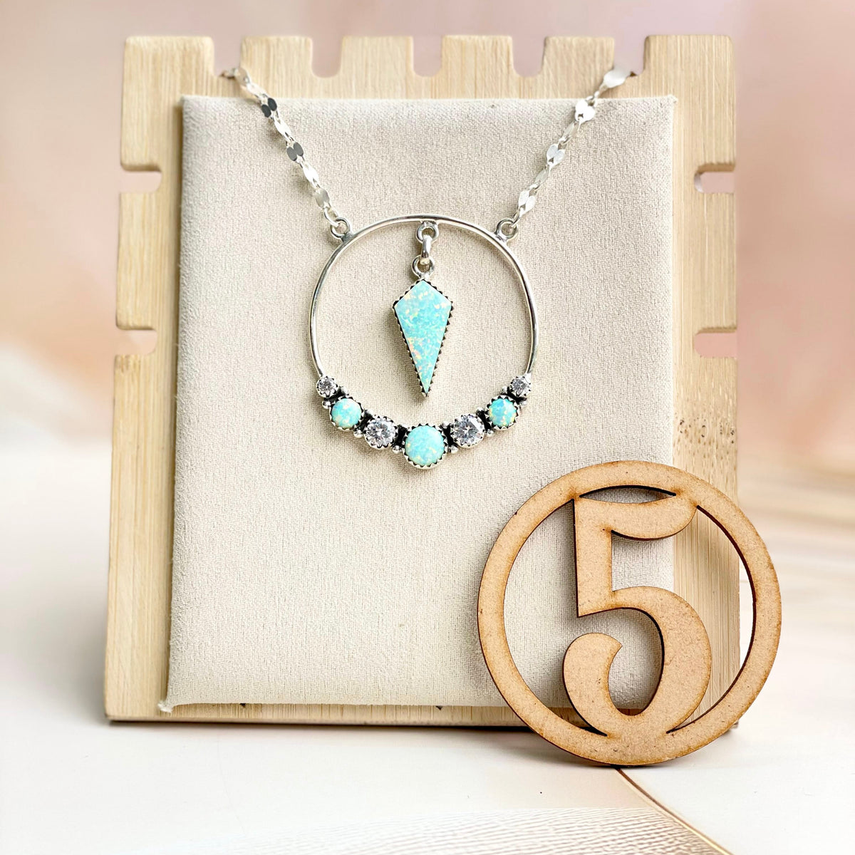 Boho Opal Tassels Necklace Sno 23-Necklaces-Krush Kandy, Women's Online Fashion Boutique Located in Phoenix, Arizona (Scottsdale Area)