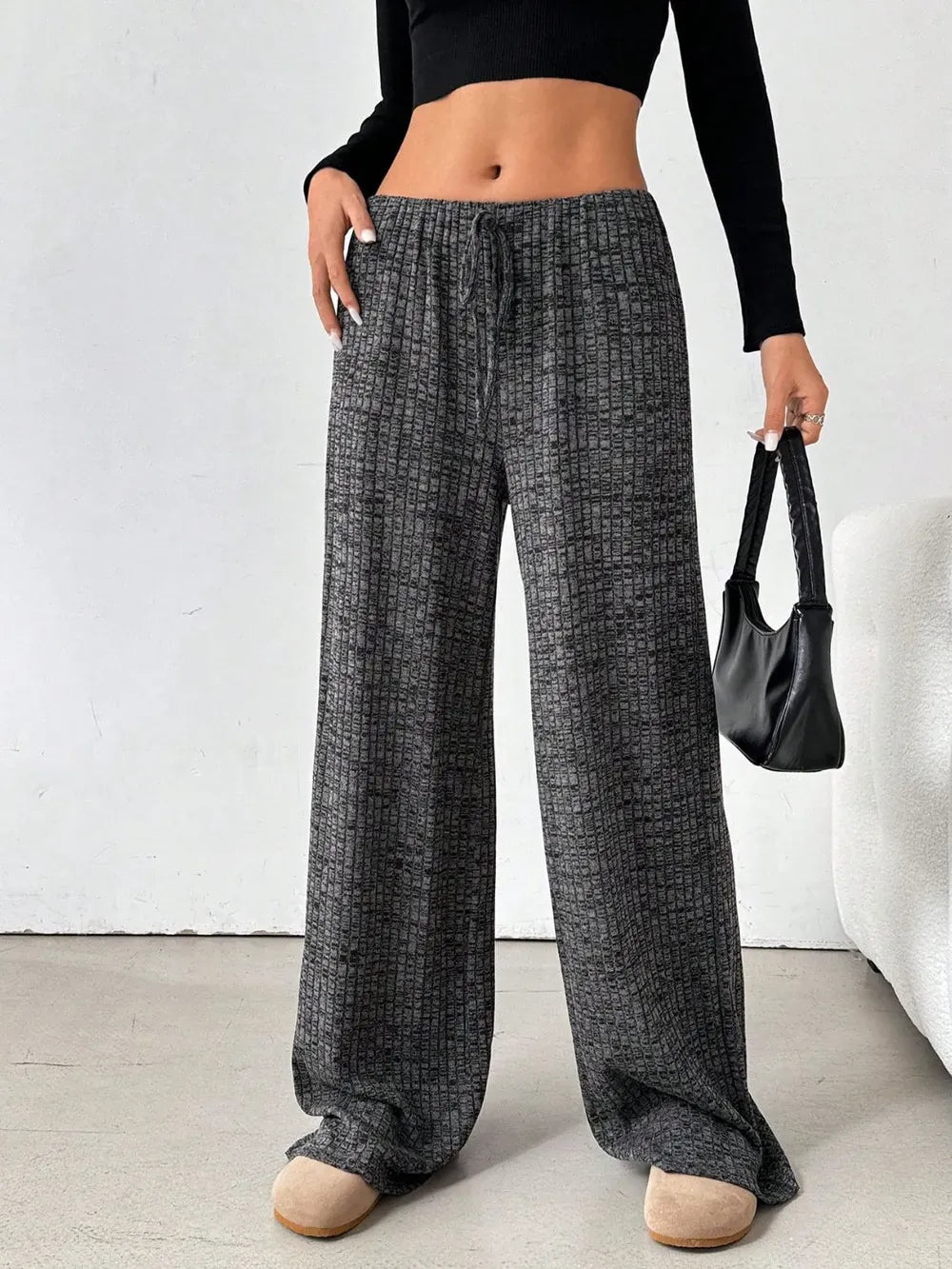 Tied Striped Wide Leg Pants-PANTS-Krush Kandy, Women's Online Fashion Boutique Located in Phoenix, Arizona (Scottsdale Area)