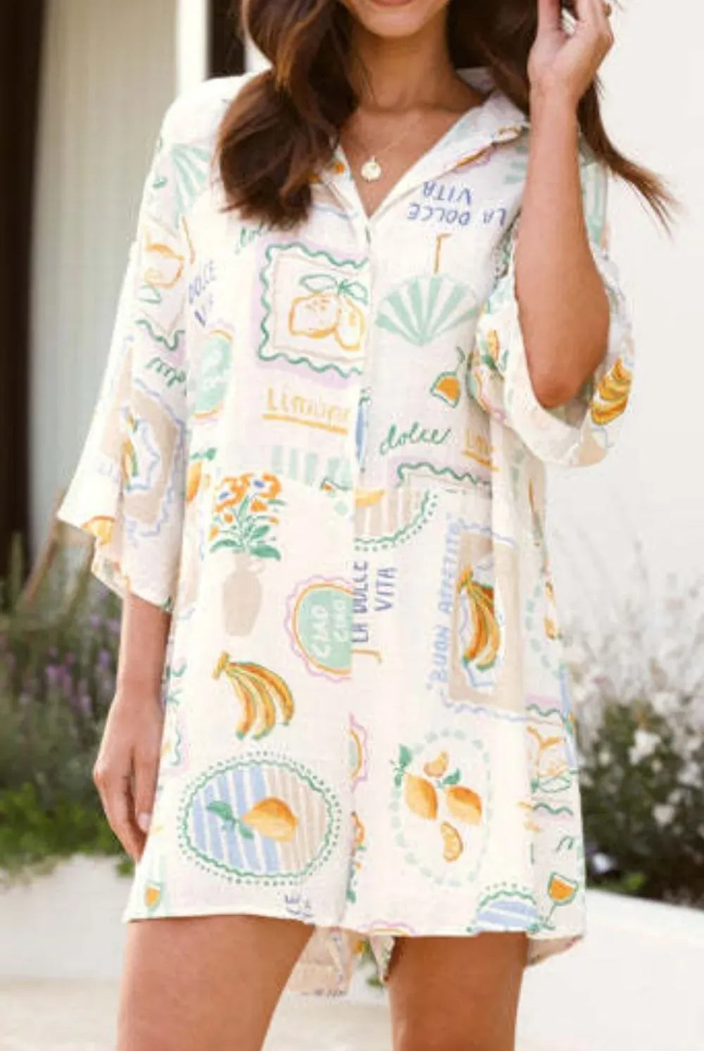 La Dolce Vita Graphic Belted Romper-Krush Kandy, Women's Online Fashion Boutique Located in Phoenix, Arizona (Scottsdale Area)