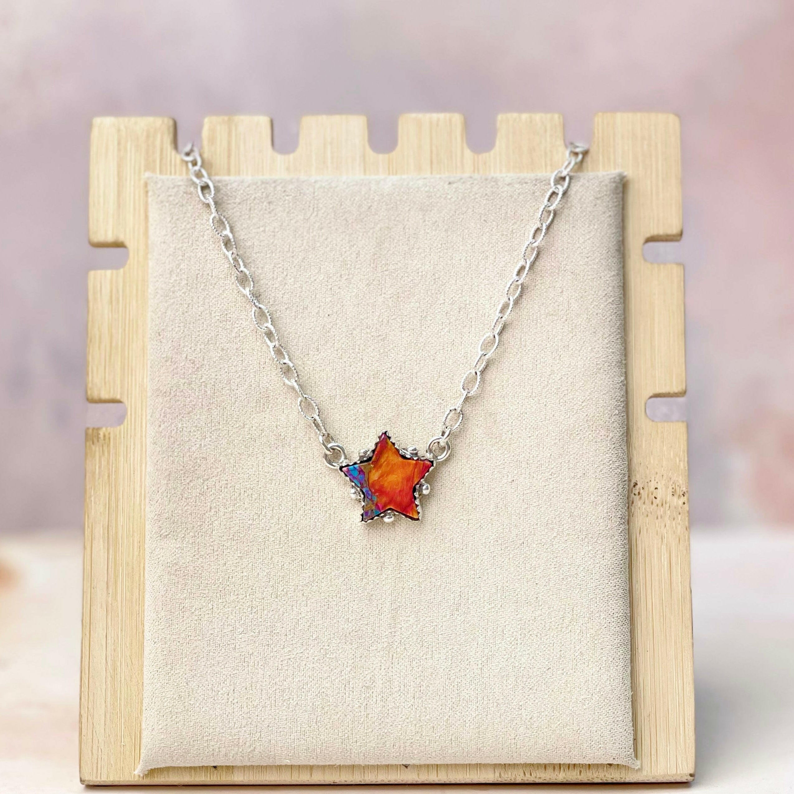 Canyon Stars Chunky Chain Necklace-Necklaces-Krush Kandy, Women's Online Fashion Boutique Located in Phoenix, Arizona (Scottsdale Area)