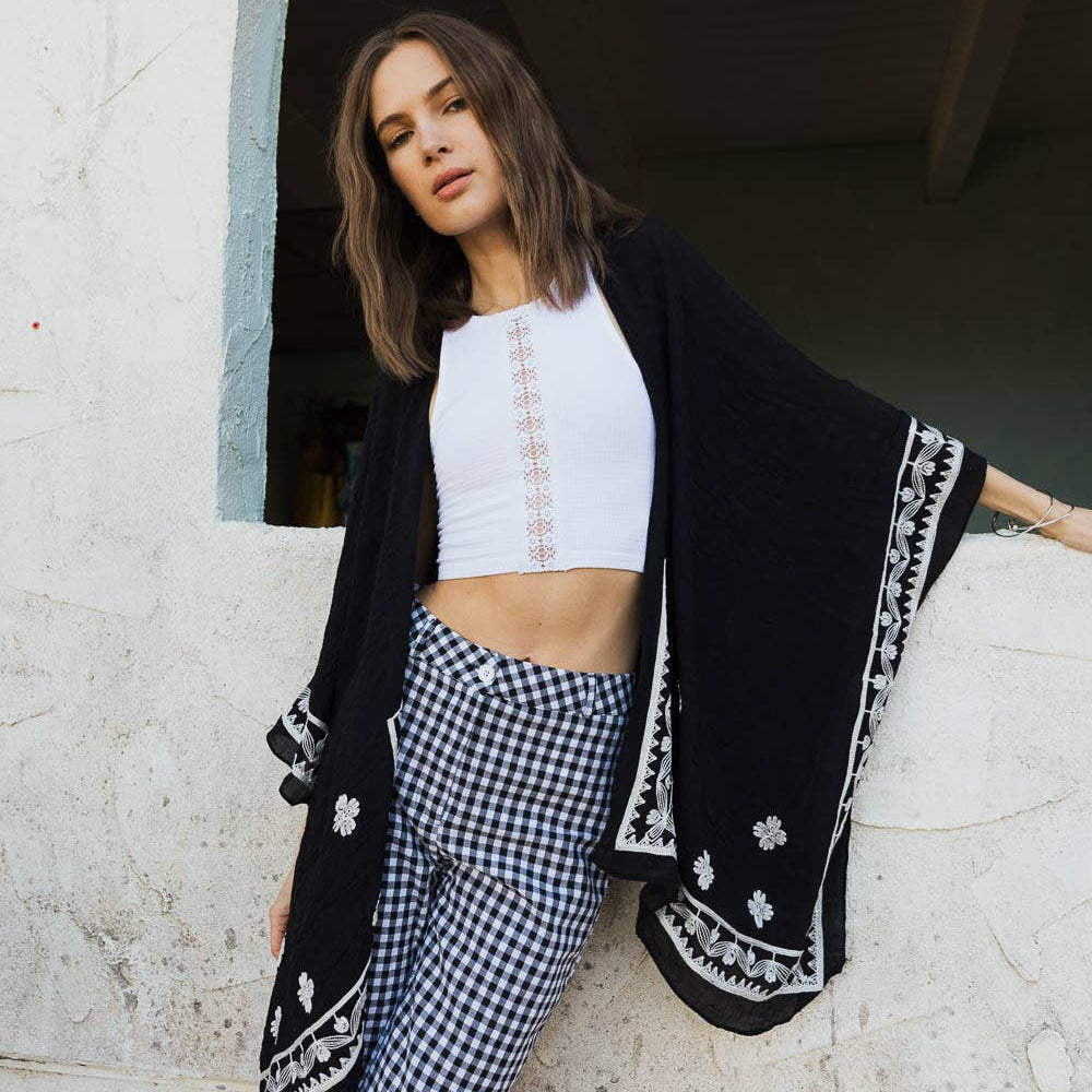 Chic Floral Kimono