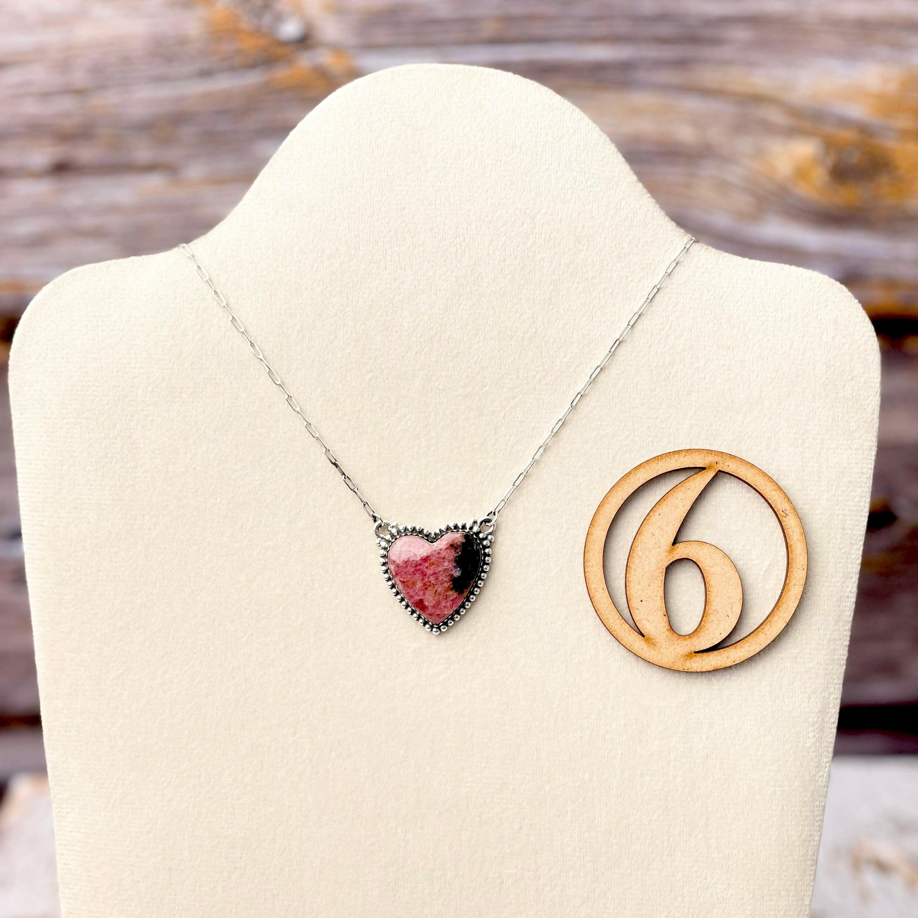 Rhodonite Slab Necklaces-Necklaces-Krush Kandy, Women's Online Fashion Boutique Located in Phoenix, Arizona (Scottsdale Area)