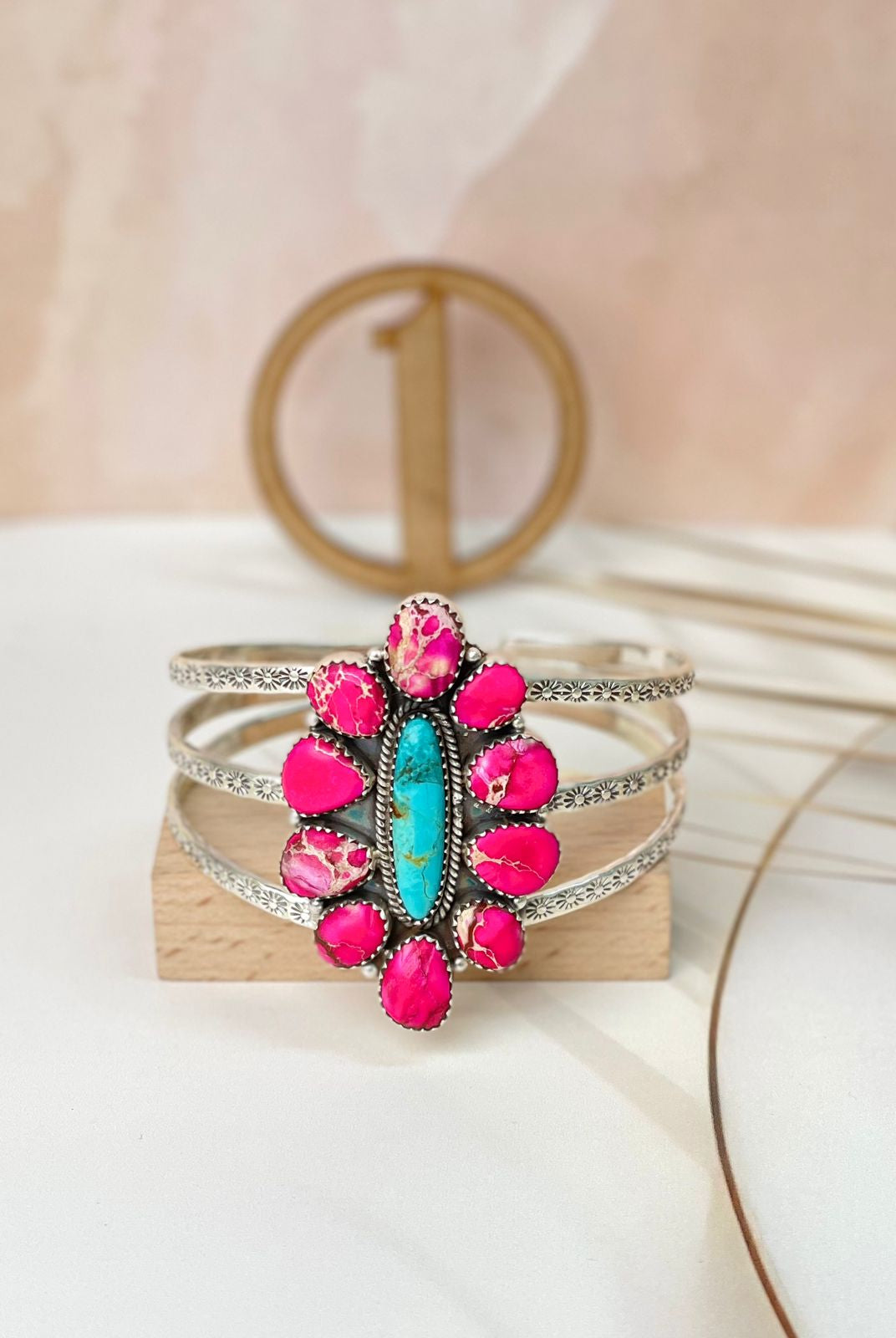 Sterling Stamped Cluster Cuffs-Bracelets-Krush Kandy, Women's Online Fashion Boutique Located in Phoenix, Arizona (Scottsdale Area)