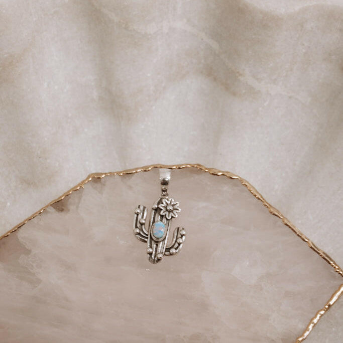 Cactus Dreams Single Stone Pendant-Krush Kandy, Women's Online Fashion Boutique Located in Phoenix, Arizona (Scottsdale Area)
