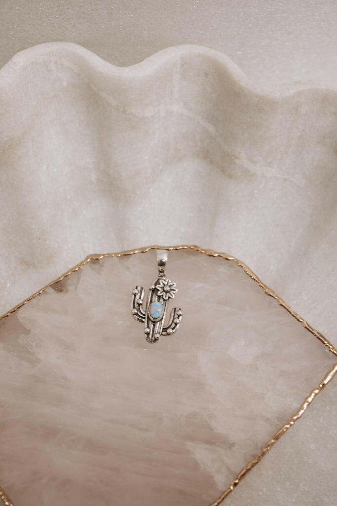Cactus Dreams Single Stone Pendant-Krush Kandy, Women's Online Fashion Boutique Located in Phoenix, Arizona (Scottsdale Area)