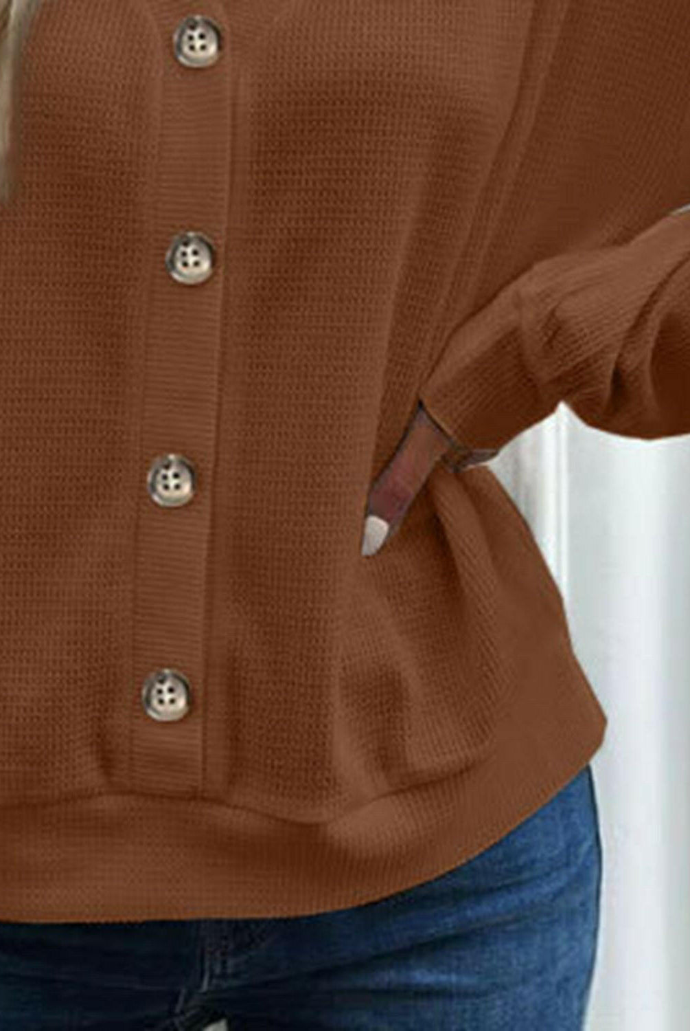 V-Neck Dropped Shoulder Blouse-Krush Kandy, Women's Online Fashion Boutique Located in Phoenix, Arizona (Scottsdale Area)