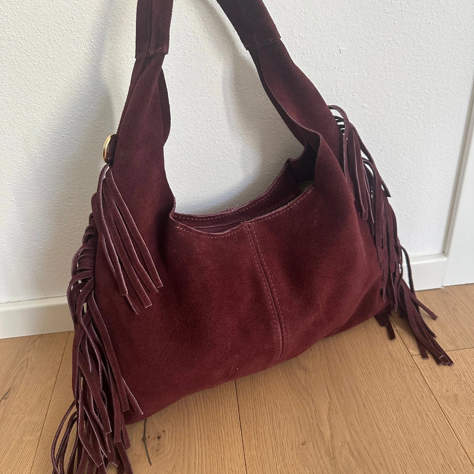 Jane Italian Suede Shoulder Bag | Pre-Order