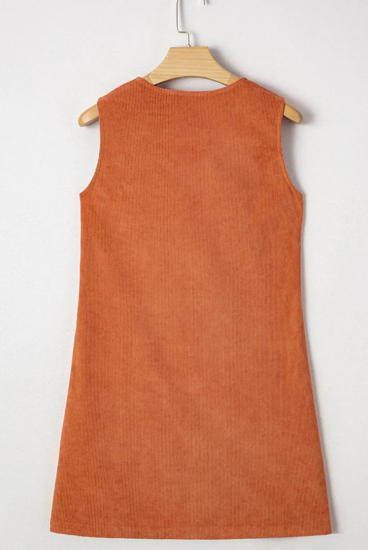 Corduroy Western Embroidered Patched Pocket Shift Sleeveless Mini Dress-dresses-Krush Kandy, Women's Online Fashion Boutique Located in Phoenix, Arizona (Scottsdale Area)