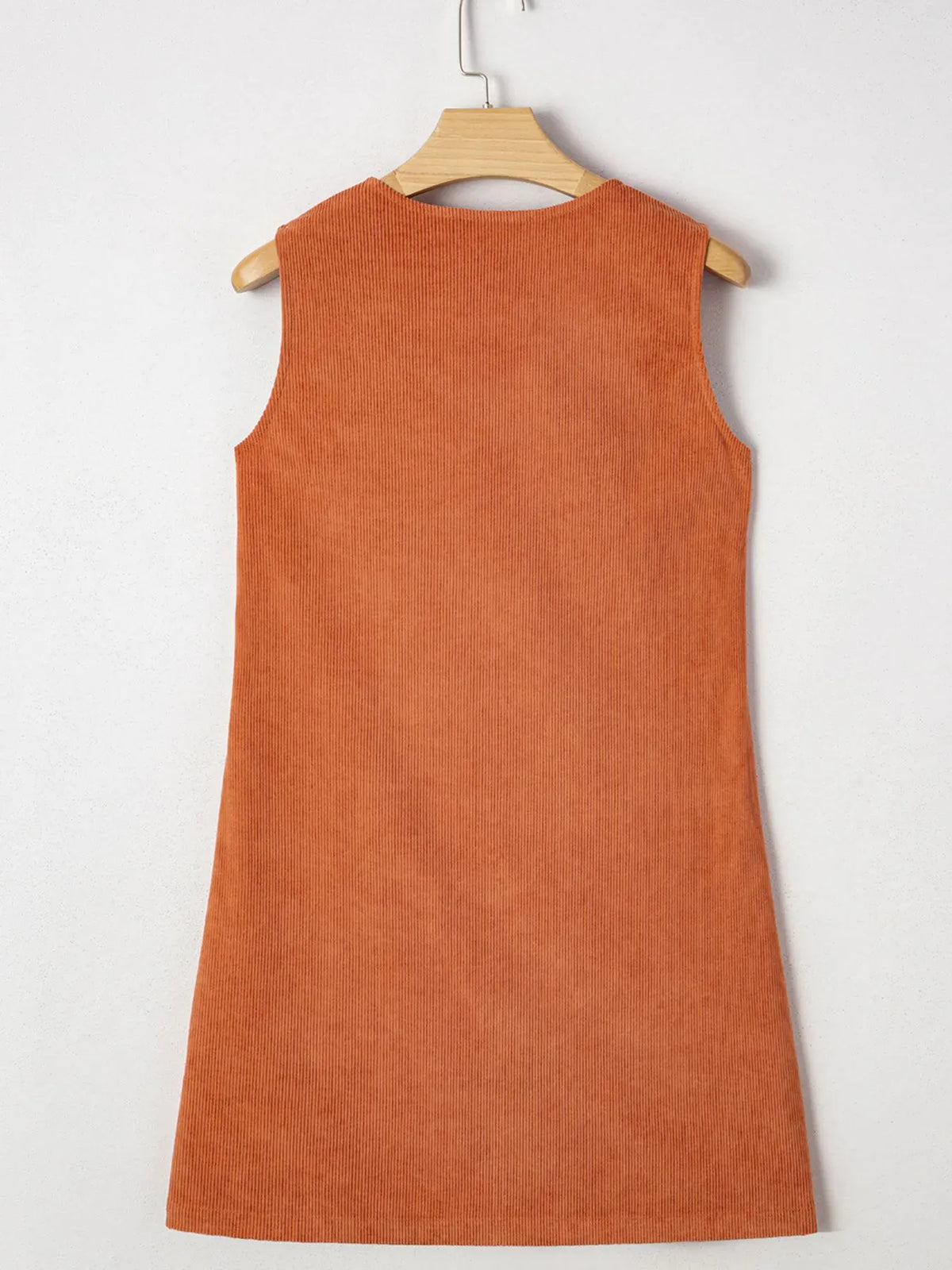 Corduroy Western Embroidered Patched Pocket Shift Sleeveless Mini Dress-dresses-Krush Kandy, Women's Online Fashion Boutique Located in Phoenix, Arizona (Scottsdale Area)
