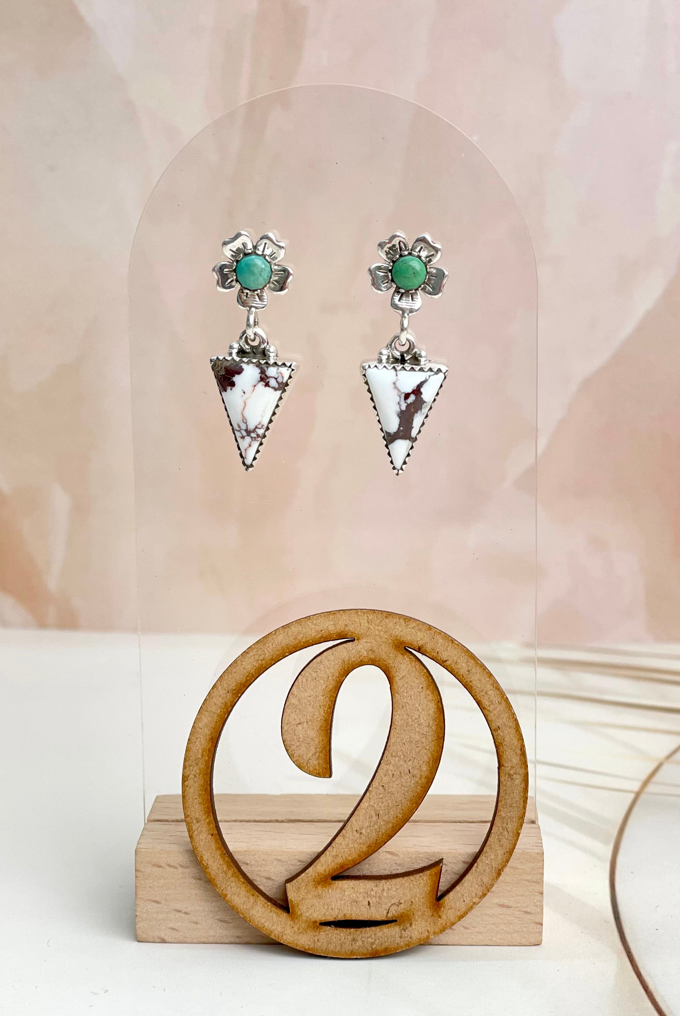 Floral Triad Studs sno 15-Earrings-Krush Kandy, Women's Online Fashion Boutique Located in Phoenix, Arizona (Scottsdale Area)