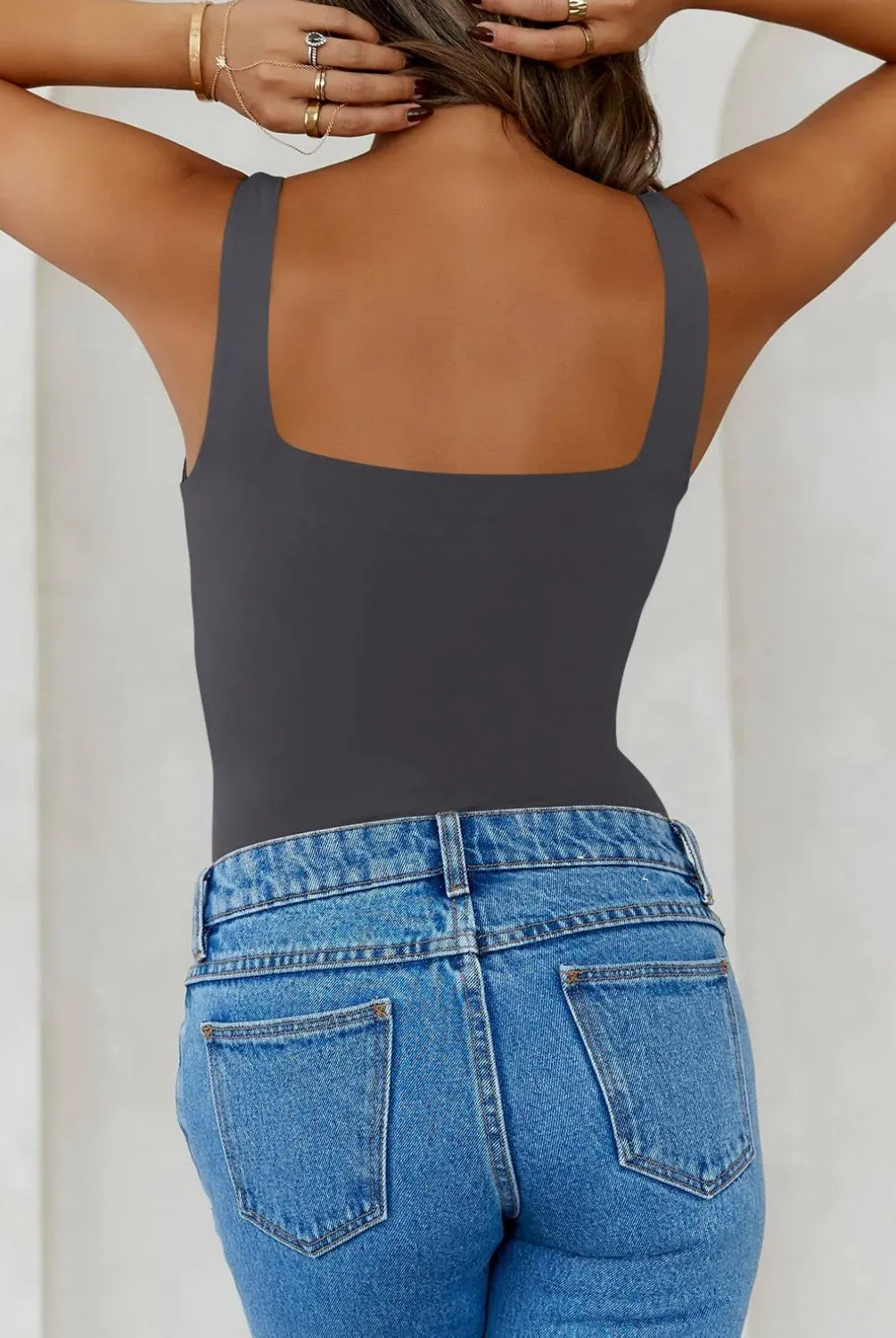 Solid Color Wide Strap Cami-Krush Kandy, Women's Online Fashion Boutique Located in Phoenix, Arizona (Scottsdale Area)