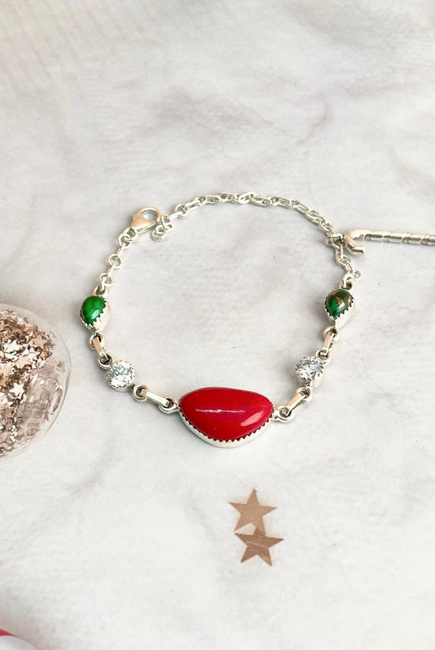 Christmas in Kandyland Candy Charm Bracelet-Bracelets-Krush Kandy, Women's Online Fashion Boutique Located in Phoenix, Arizona (Scottsdale Area)