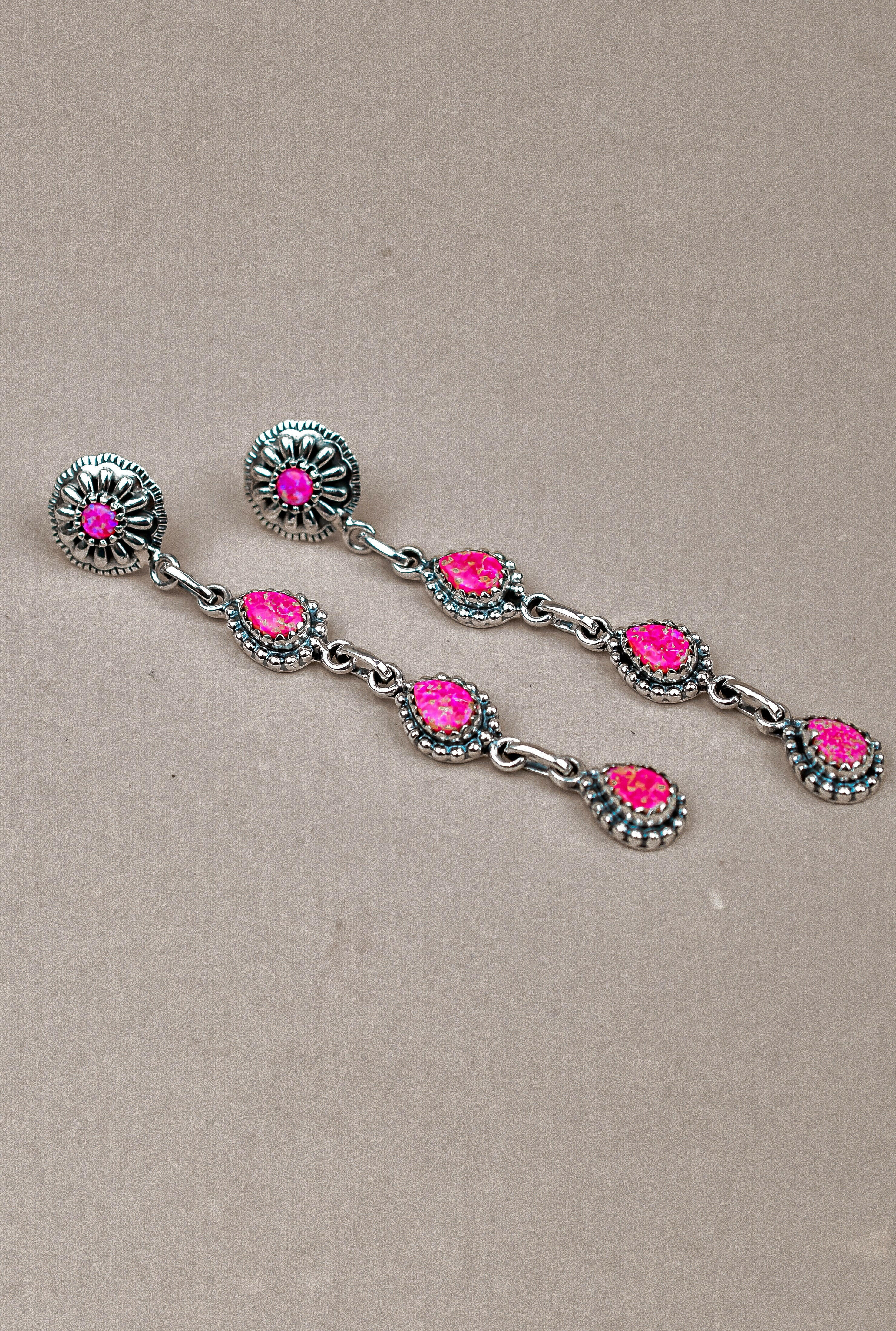 Sterling Silver Tear Drop Earrings-Drop Earrings-Krush Kandy, Women's Online Fashion Boutique Located in Phoenix, Arizona (Scottsdale Area)