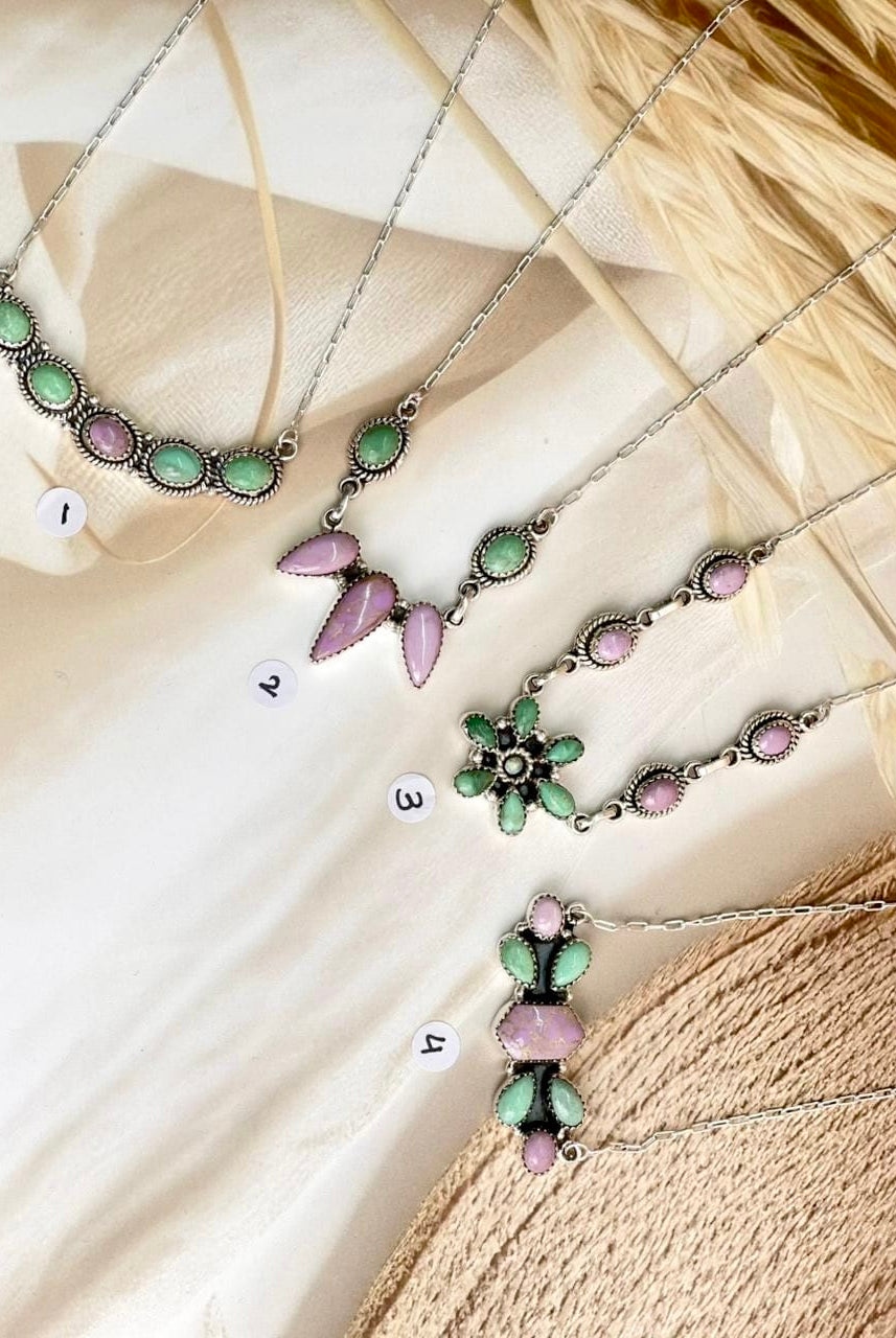 Varascite & Phosphoderite Necklace Sno 39-Necklaces-Krush Kandy, Women's Online Fashion Boutique Located in Phoenix, Arizona (Scottsdale Area)