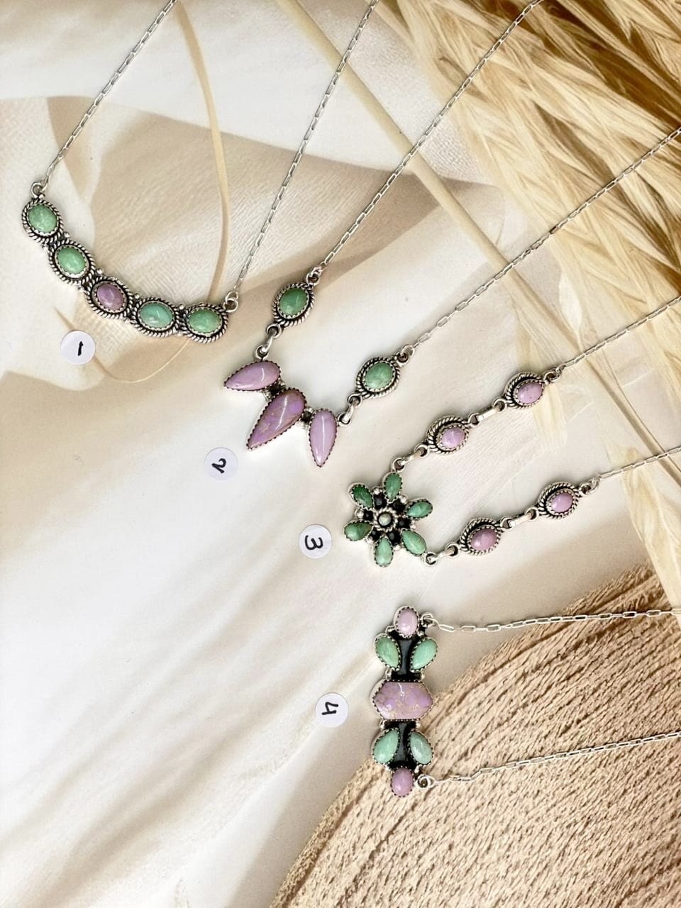 Varascite & Phosphoderite Necklace Sno 39-Necklaces-Krush Kandy, Women's Online Fashion Boutique Located in Phoenix, Arizona (Scottsdale Area)