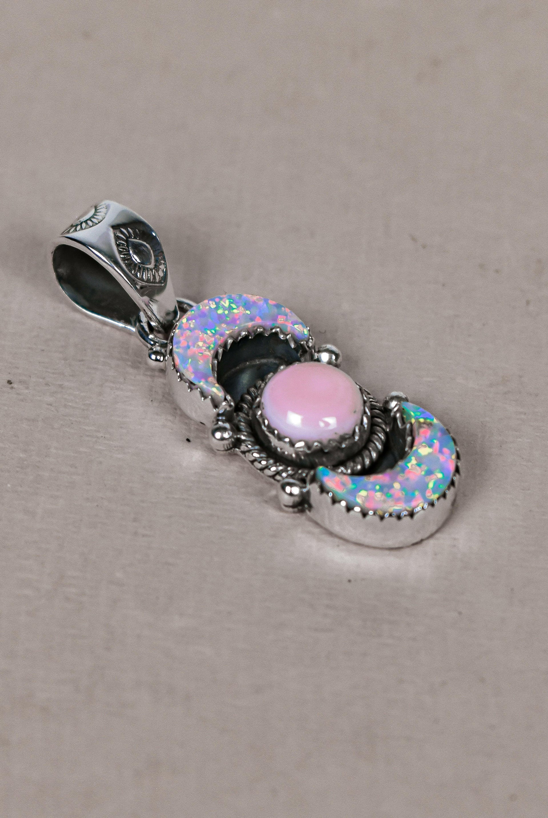 Lunar Crescent Pendant-Pendant Necklaces-Krush Kandy, Women's Online Fashion Boutique Located in Phoenix, Arizona (Scottsdale Area)