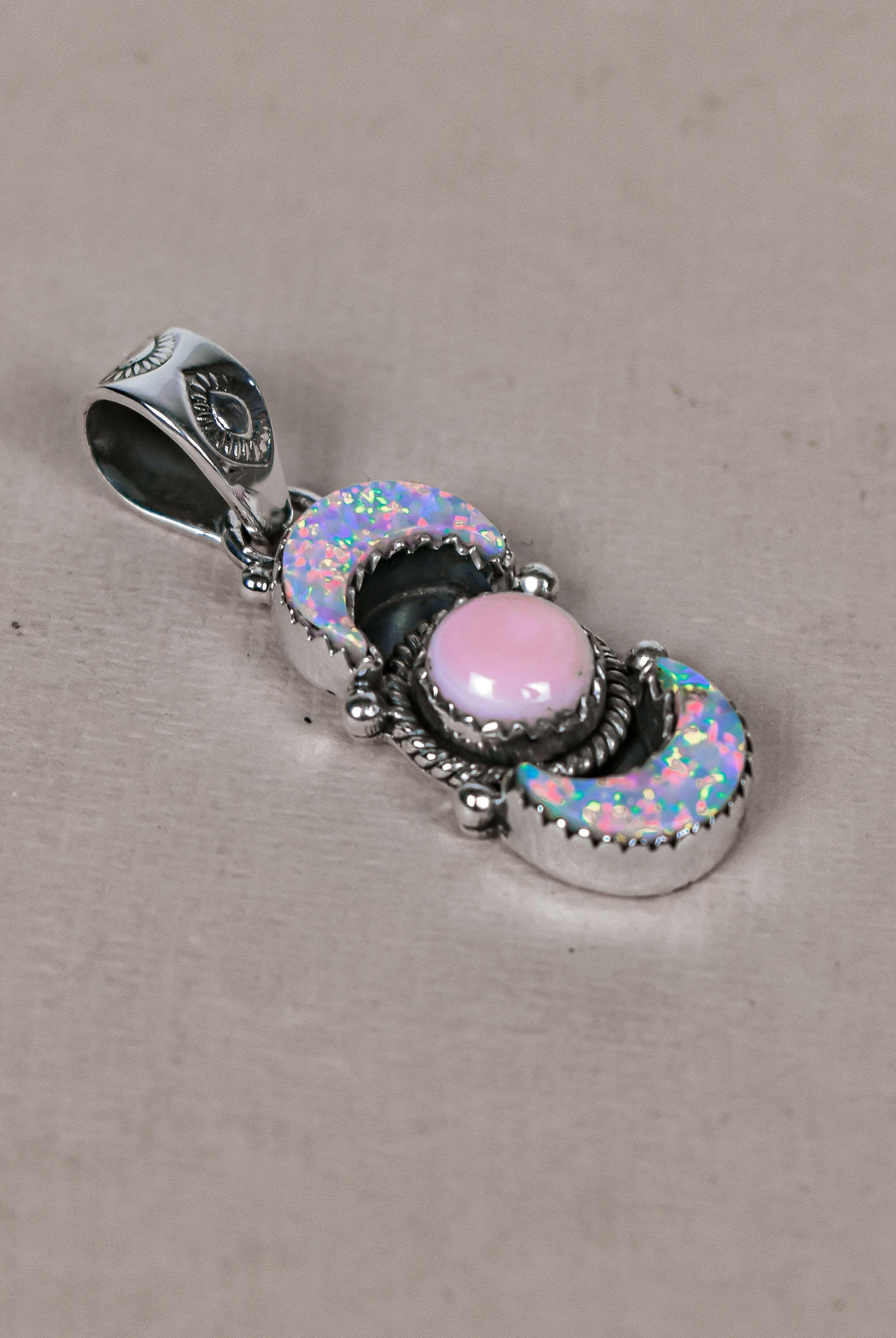 Lunar Crescent Pendant-Pendant Necklaces-Krush Kandy, Women's Online Fashion Boutique Located in Phoenix, Arizona (Scottsdale Area)