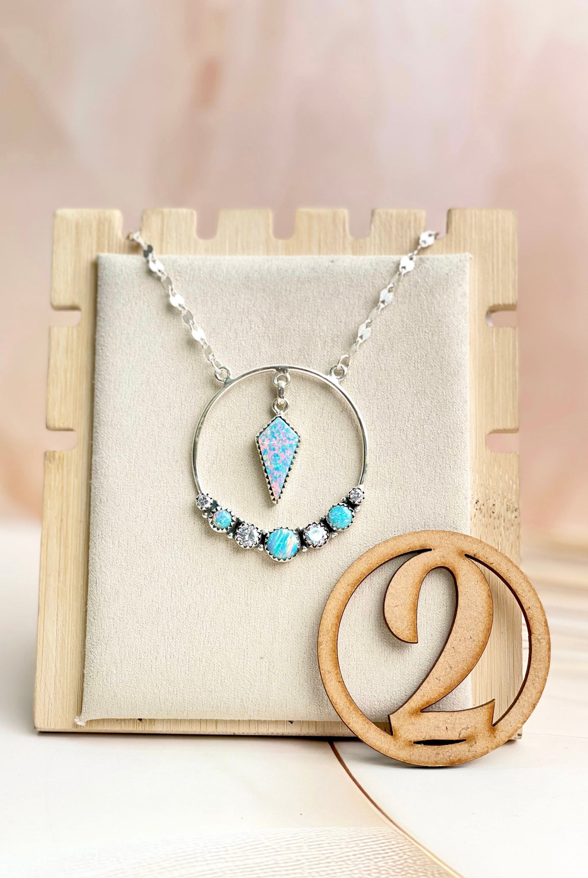 Boho Opal Tassels Necklace Sno 23-Necklaces-Krush Kandy, Women's Online Fashion Boutique Located in Phoenix, Arizona (Scottsdale Area)