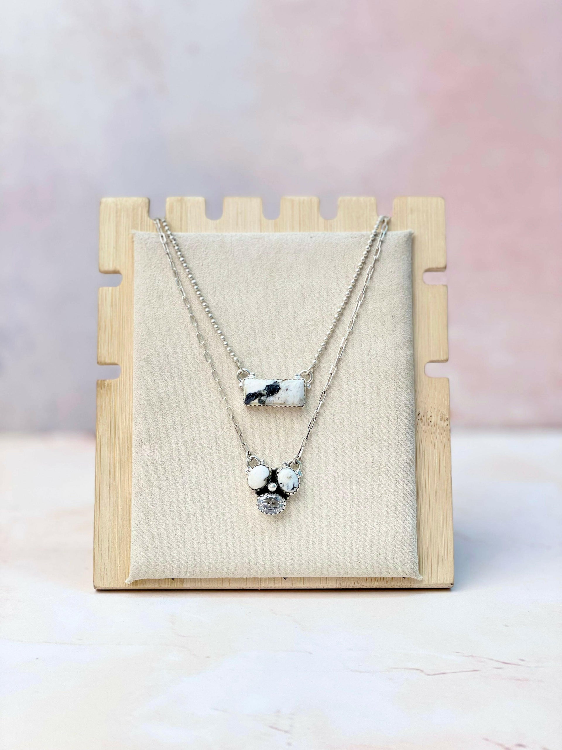 Baby Bar and Cluster Layered Necklace-Necklaces-Krush Kandy, Women's Online Fashion Boutique Located in Phoenix, Arizona (Scottsdale Area)