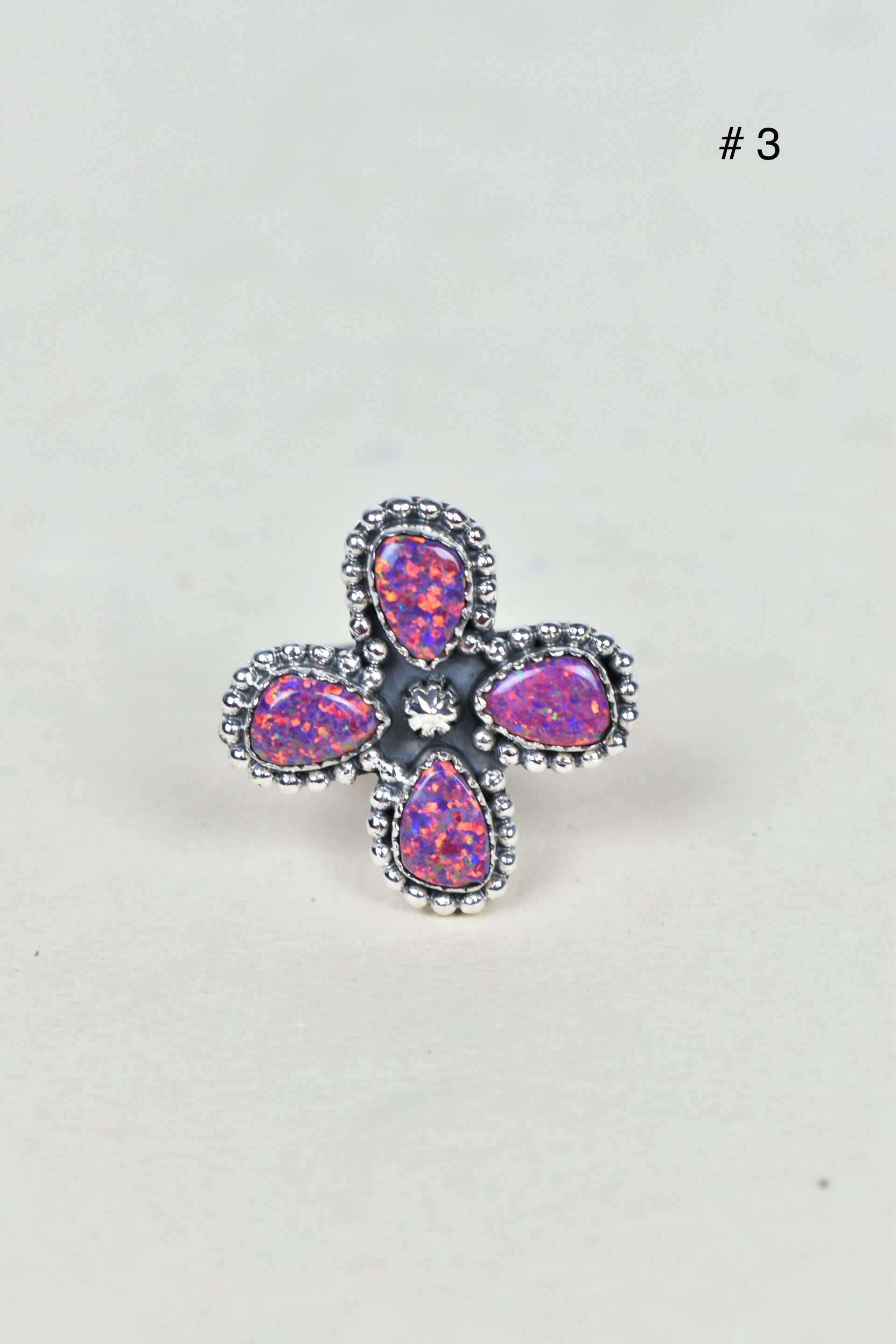 4 Leaf Cluster Ring-Cluster Rings-Krush Kandy, Women's Online Fashion Boutique Located in Phoenix, Arizona (Scottsdale Area)