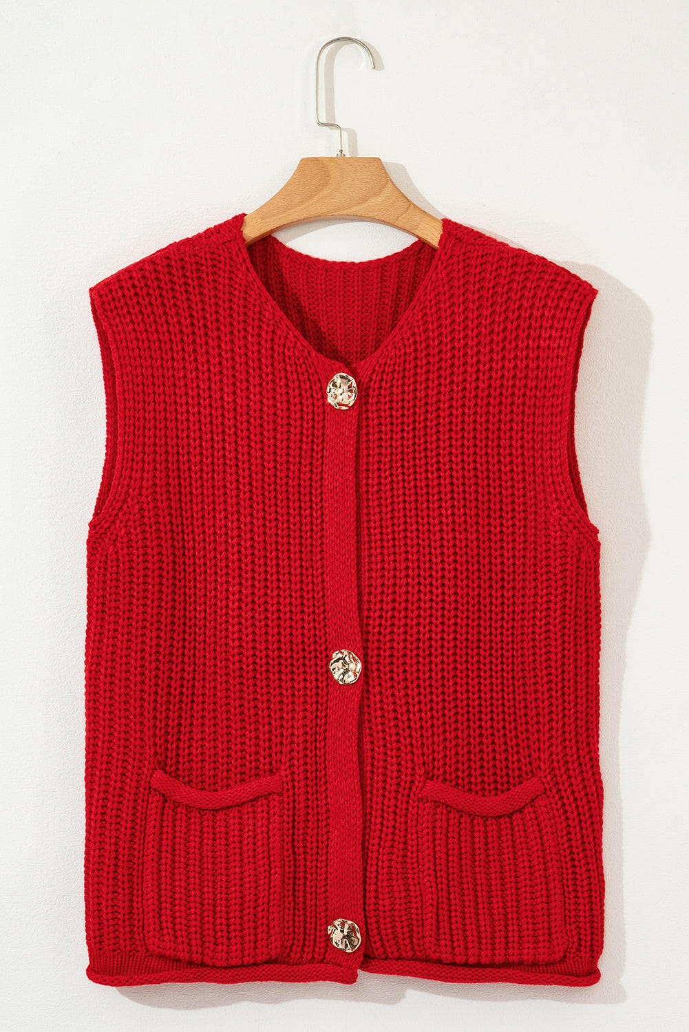 Cozy Chic Knit Sweater Vest with Side Pockets (2 Colors)-Sweaters-Krush Kandy, Women's Online Fashion Boutique Located in Phoenix, Arizona (Scottsdale Area)