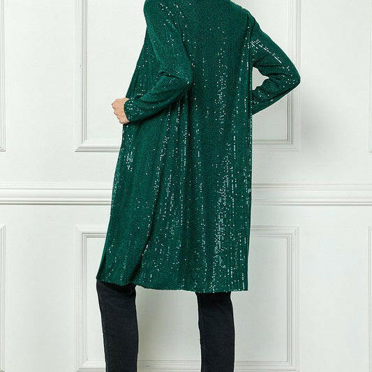 All Over Sequin Cardigan-Cardigans-Krush Kandy, Women's Online Fashion Boutique Located in Phoenix, Arizona (Scottsdale Area)